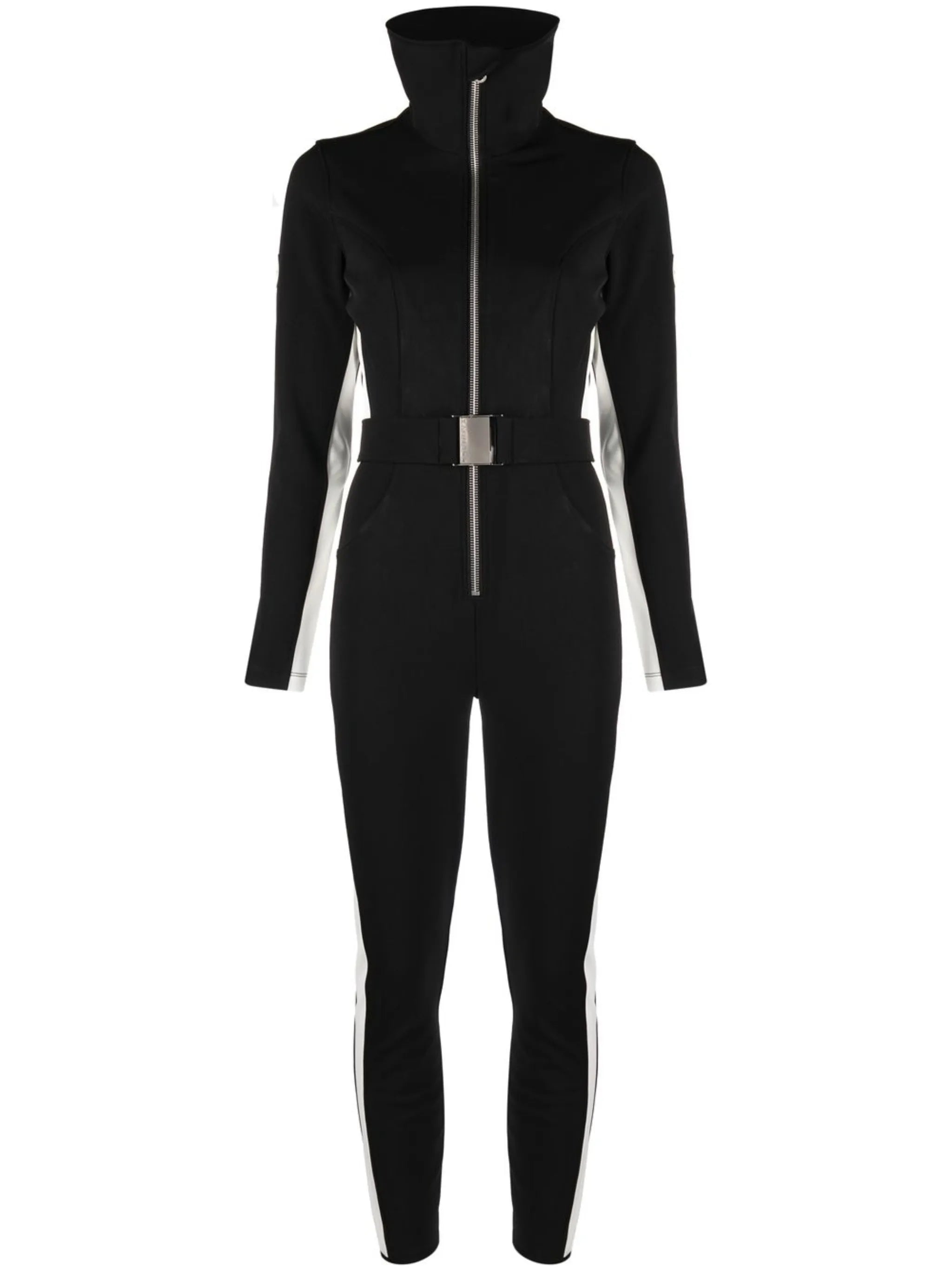 Signature side-stripe ski suit