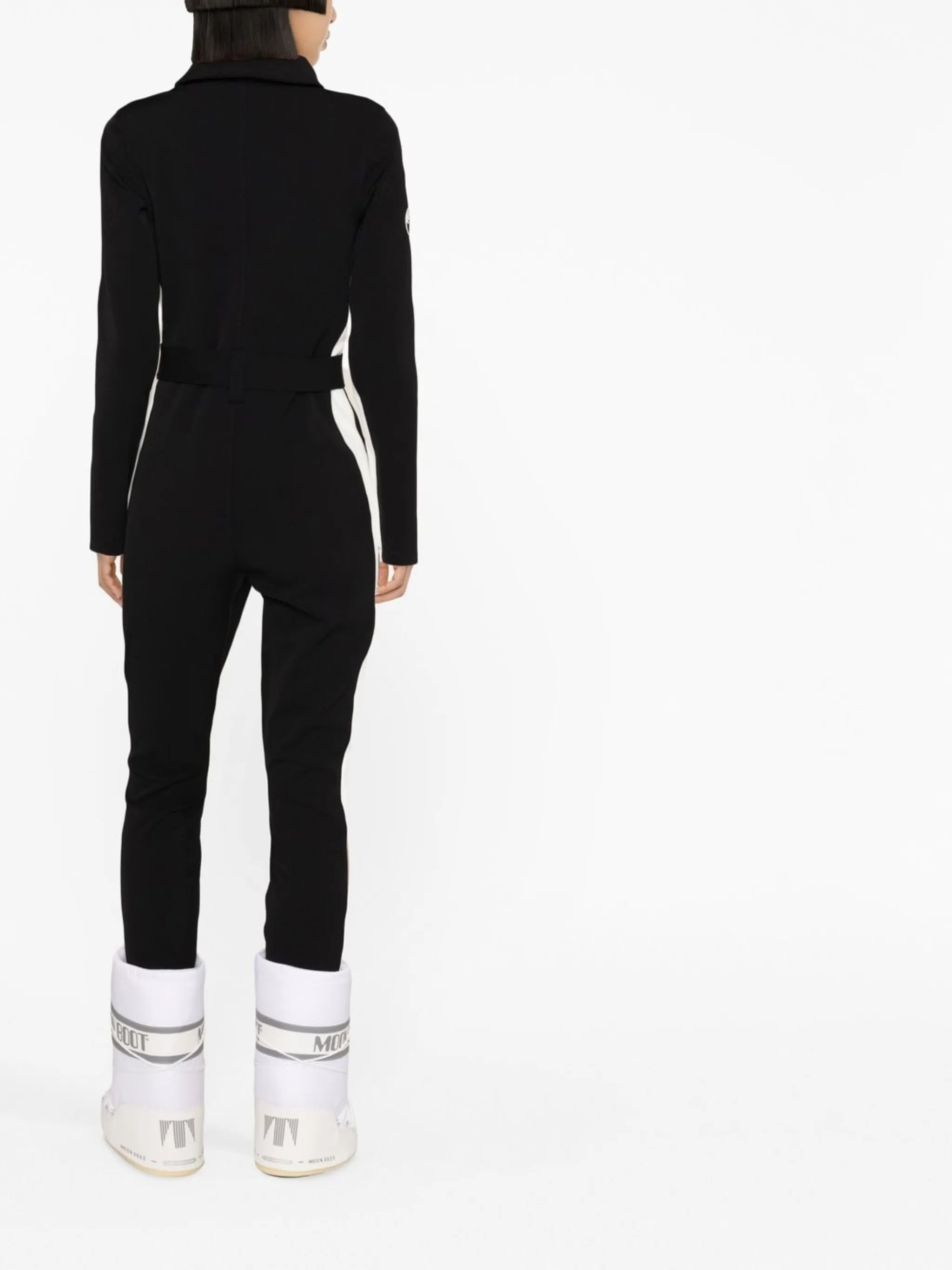 Signature side-stripe ski suit
