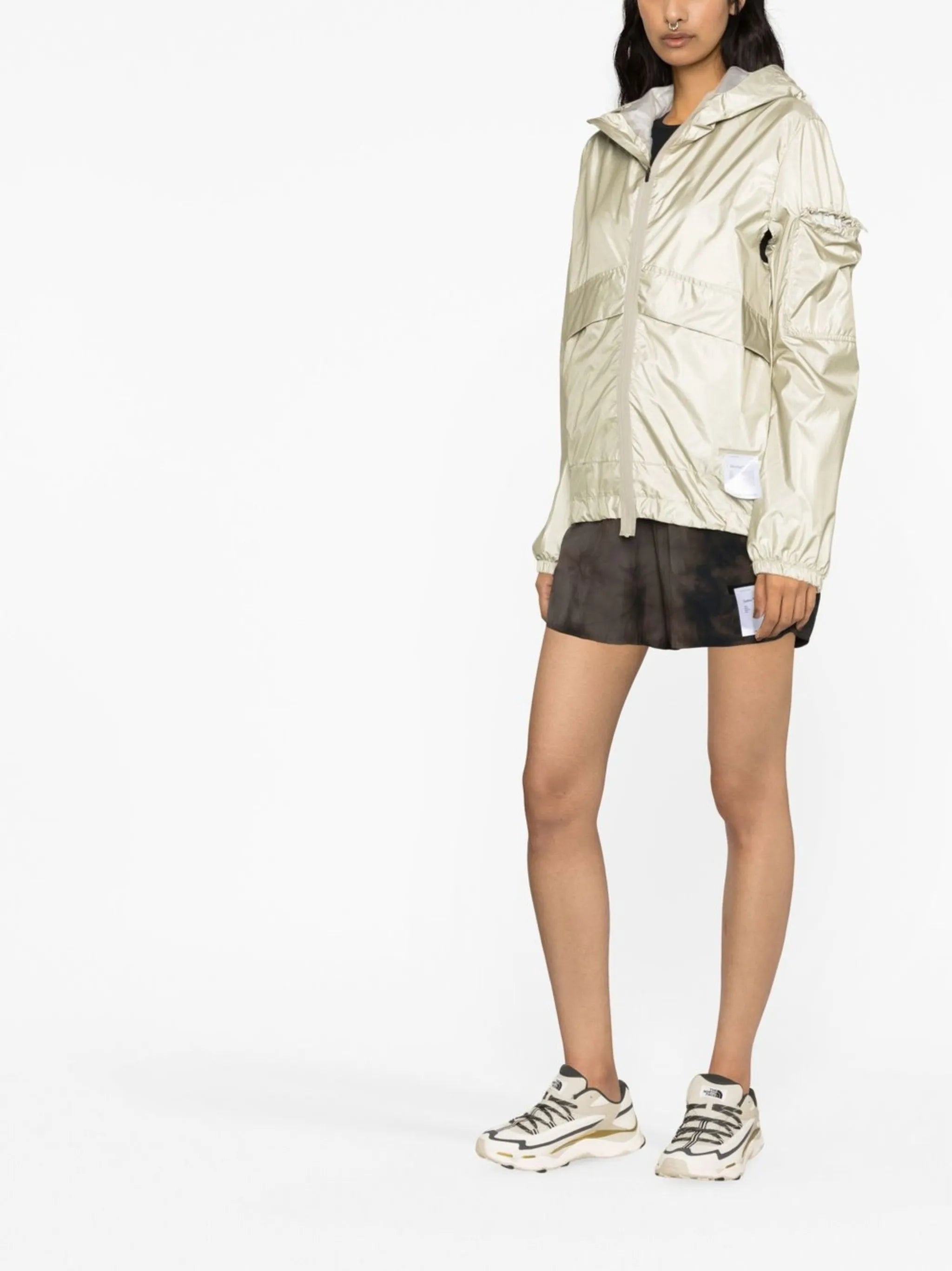 Beige SilverShell™ Packable Windbreaker Jacket