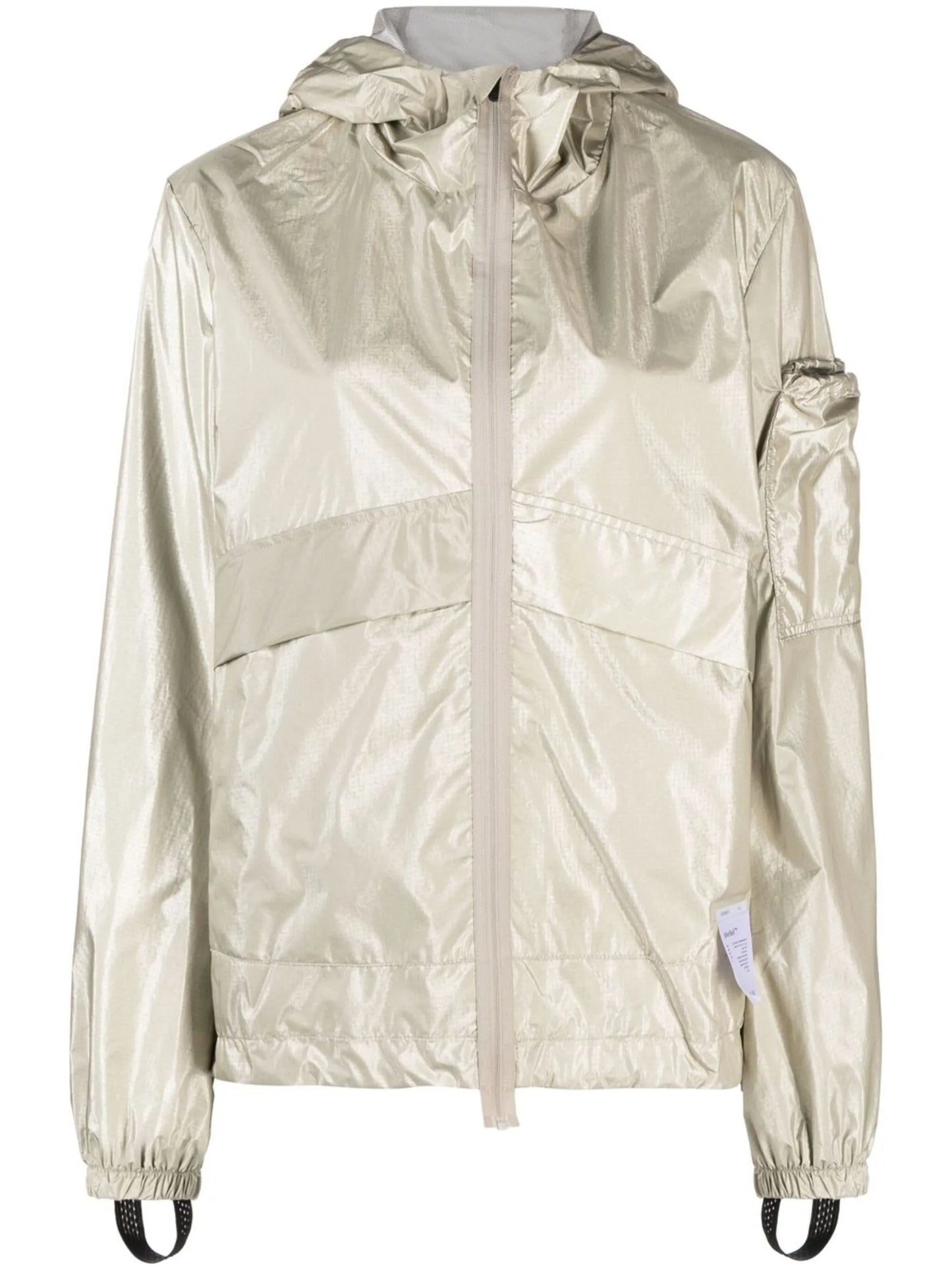 Beige SilverShell™ Packable Windbreaker Jacket