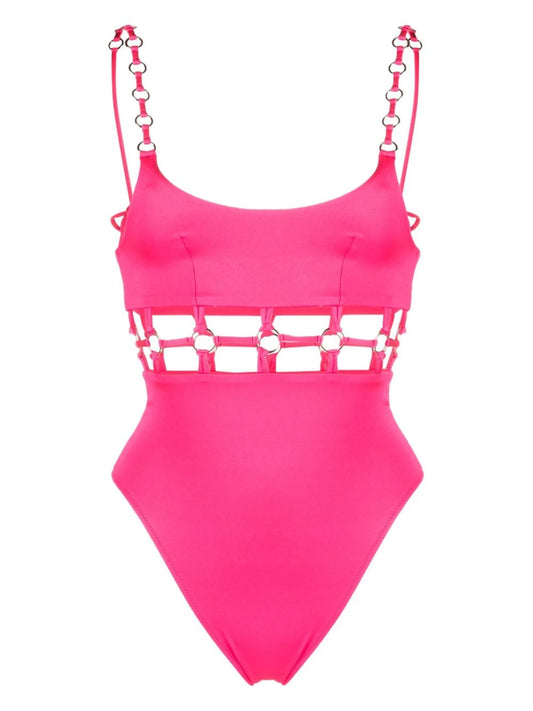 Ashia ring-detail swimsuit