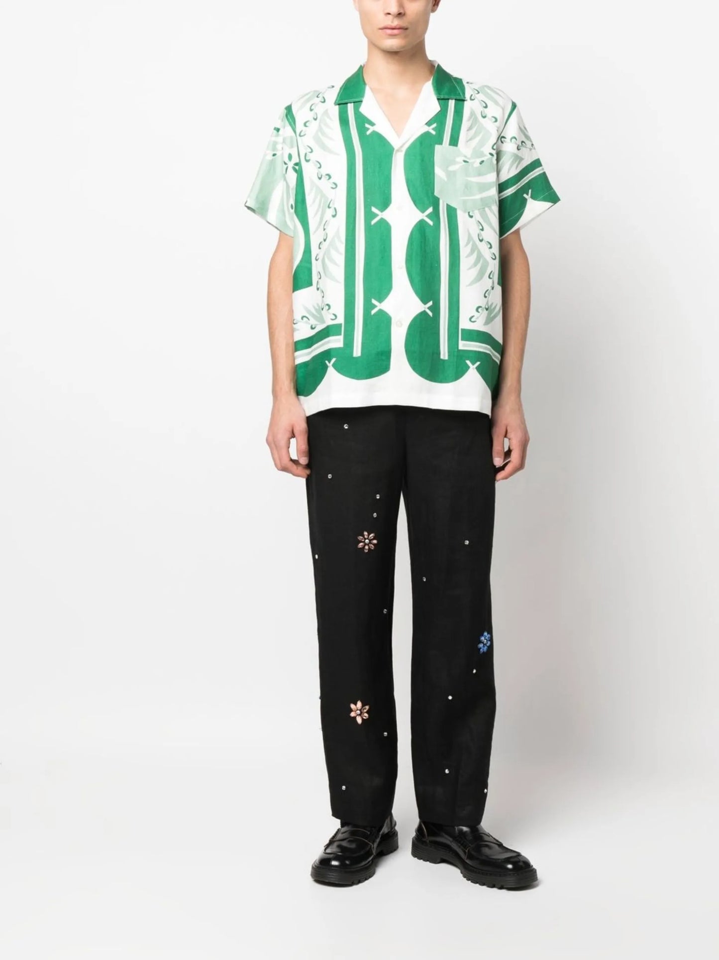 Willow graphic-print shirt