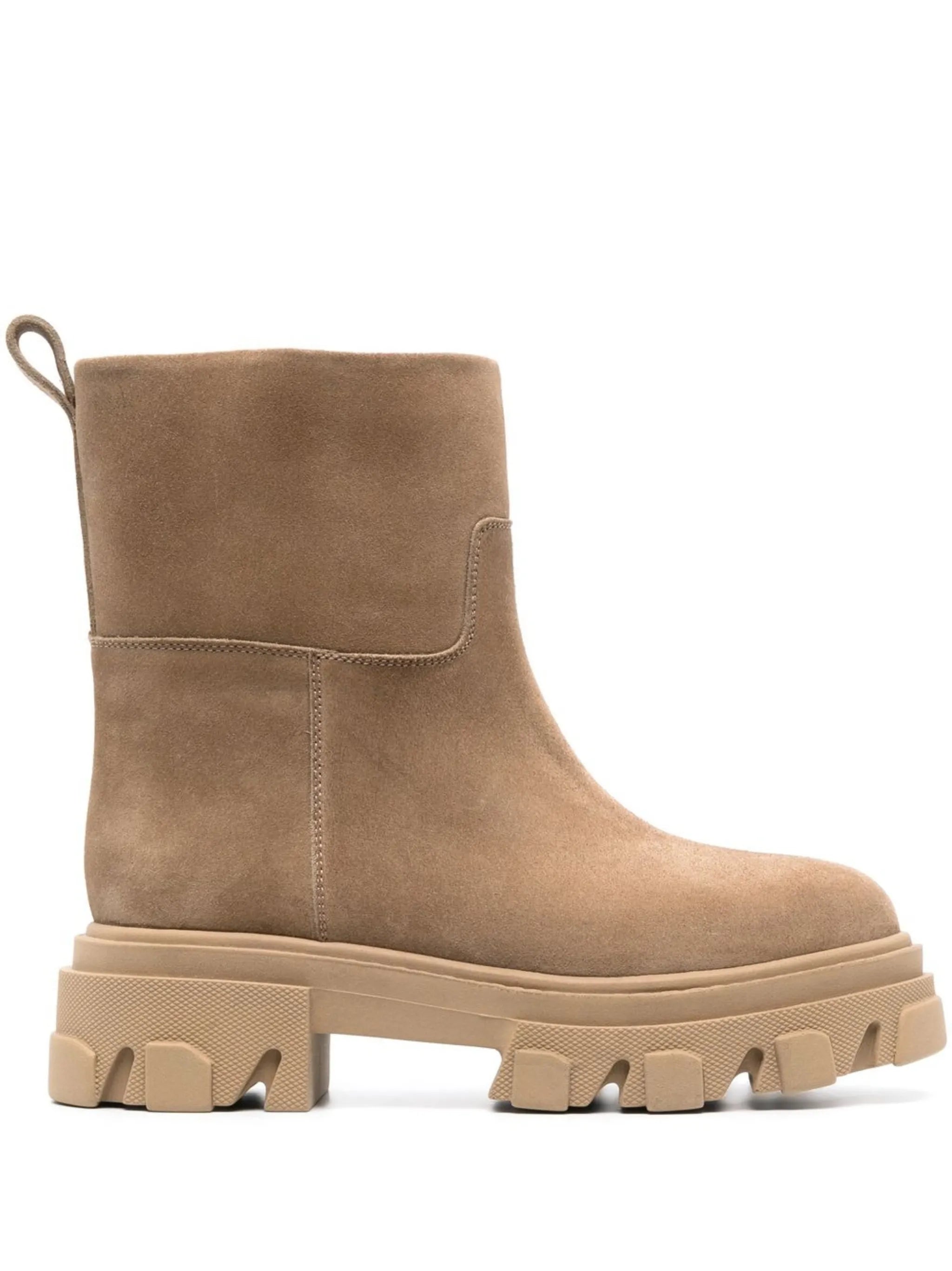 ankle leather boots