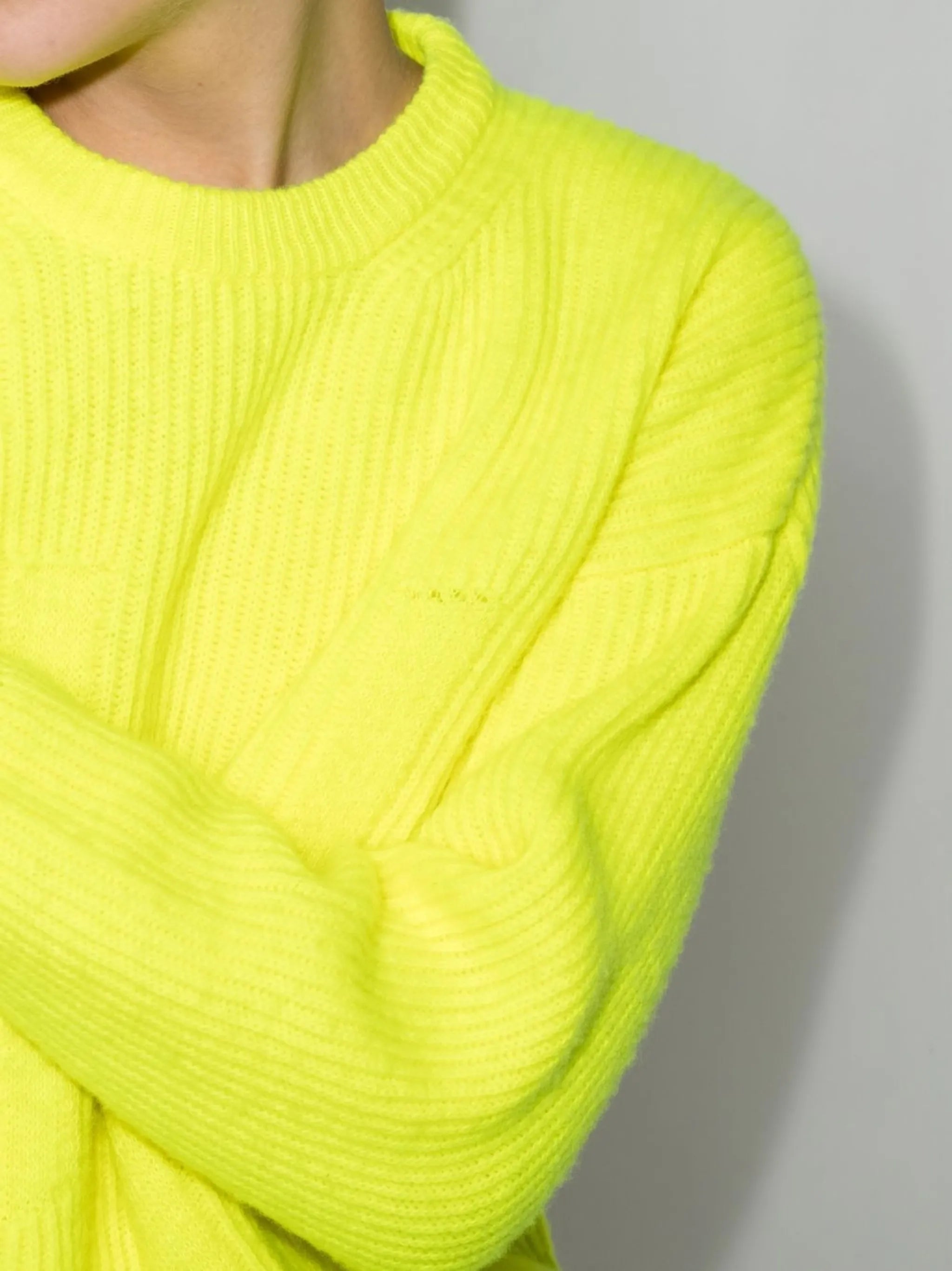crew-neck long-sleeve jumper