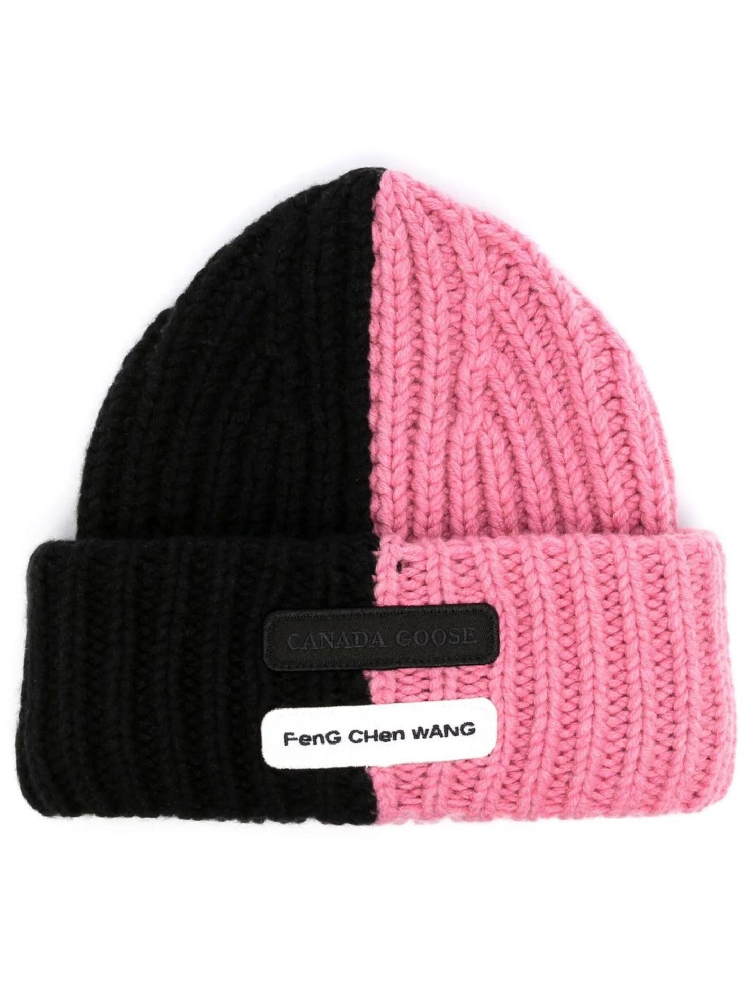 logo-patch colour-block hat