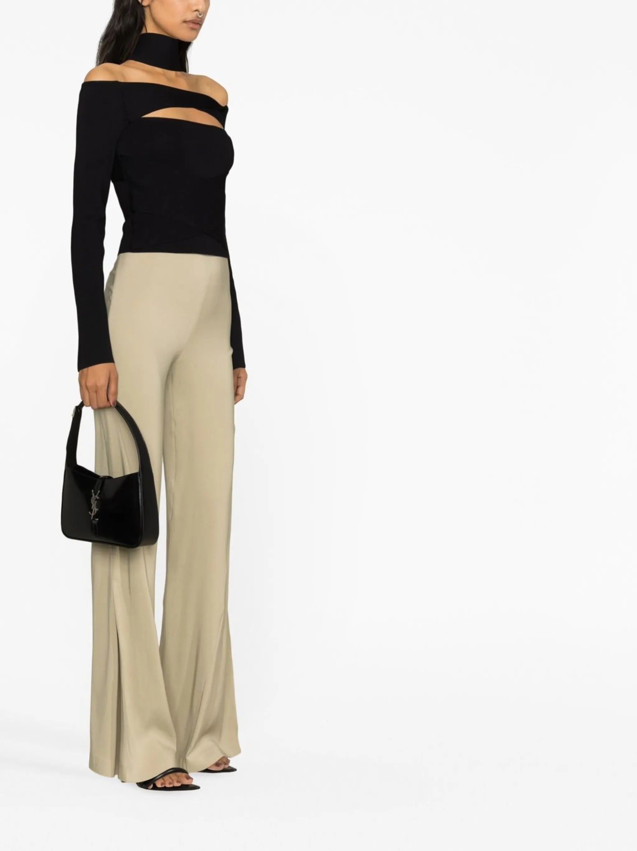 Denia cut-out detail long-sleeve top