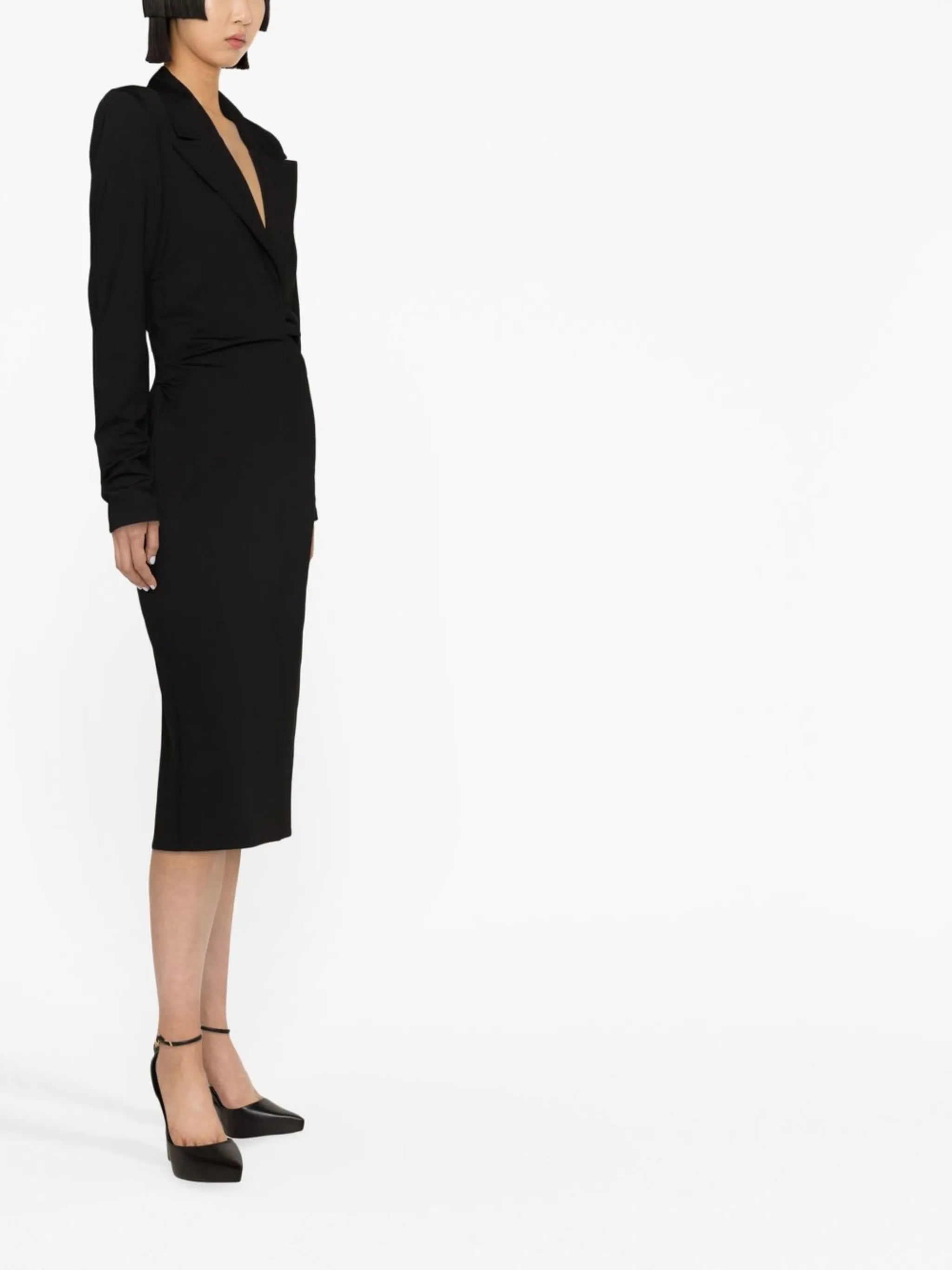 Moata long-sleeved midi dress