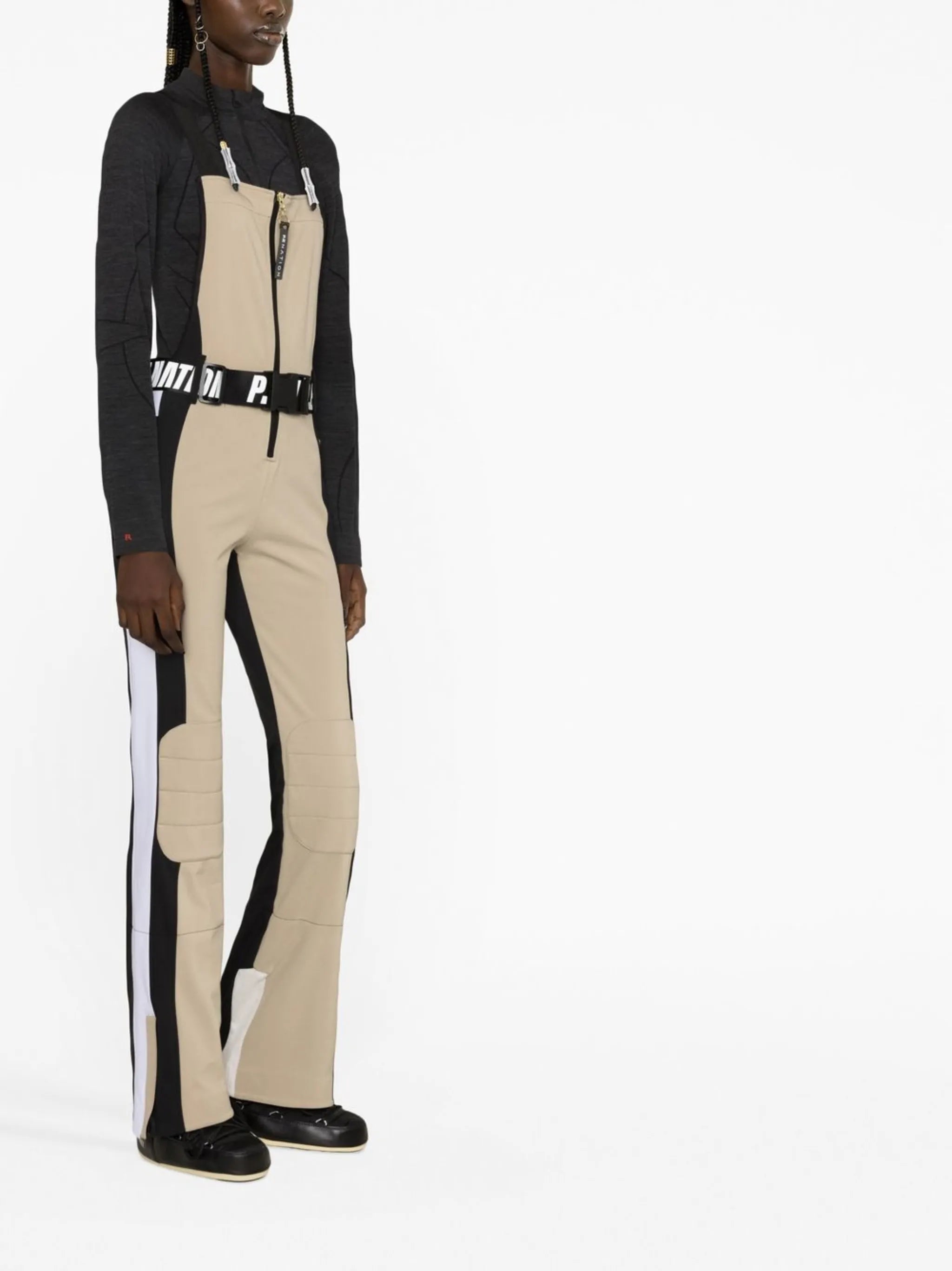 St Moritz belted leopard-print jumpsuit