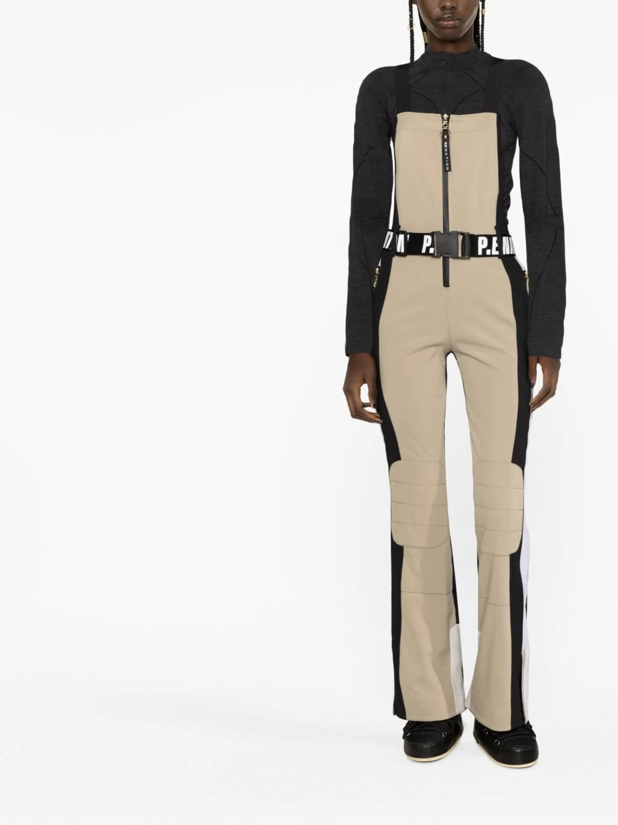 St Moritz belted leopard-print jumpsuit