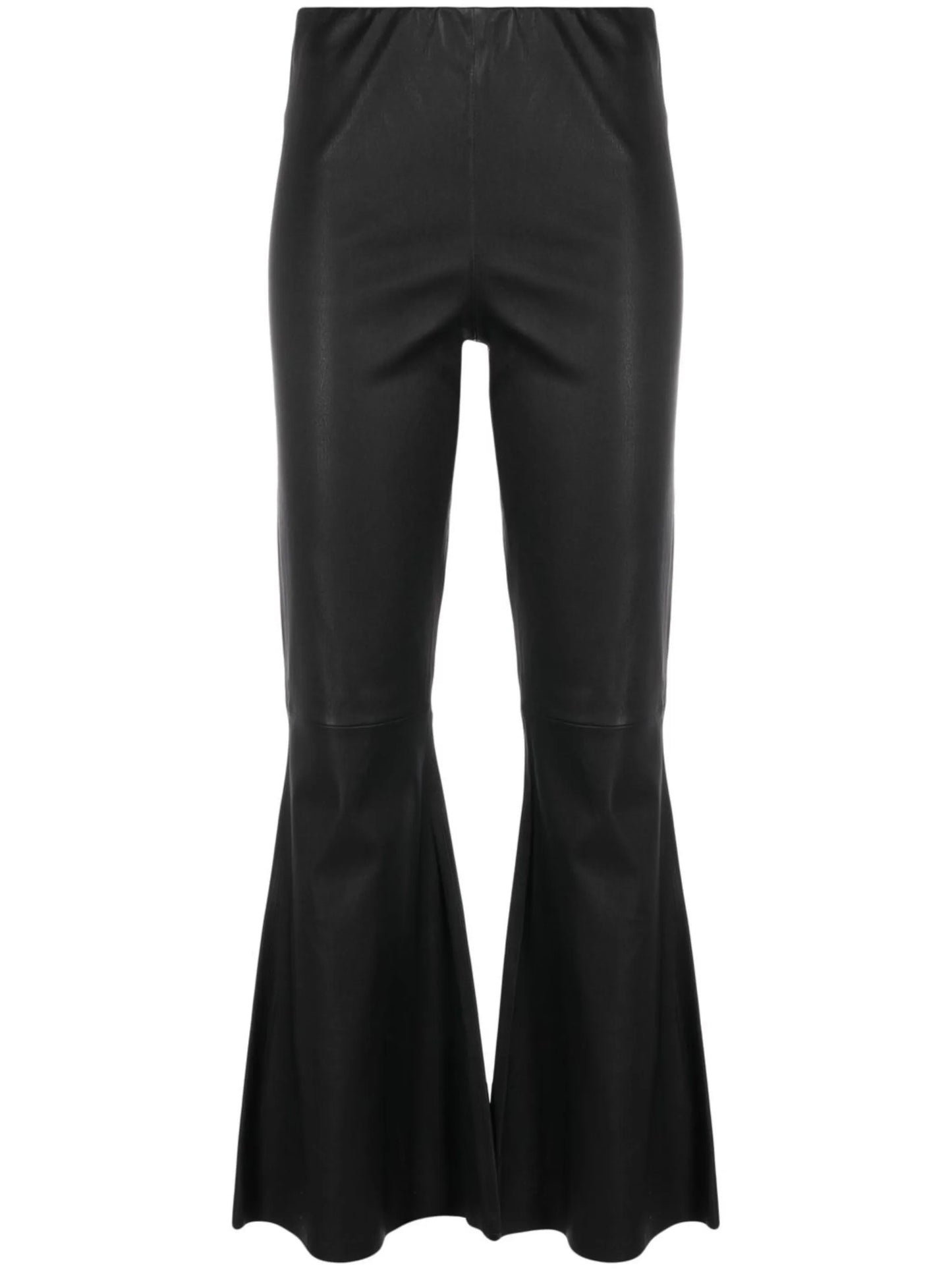 Evyline cropped leather trousers