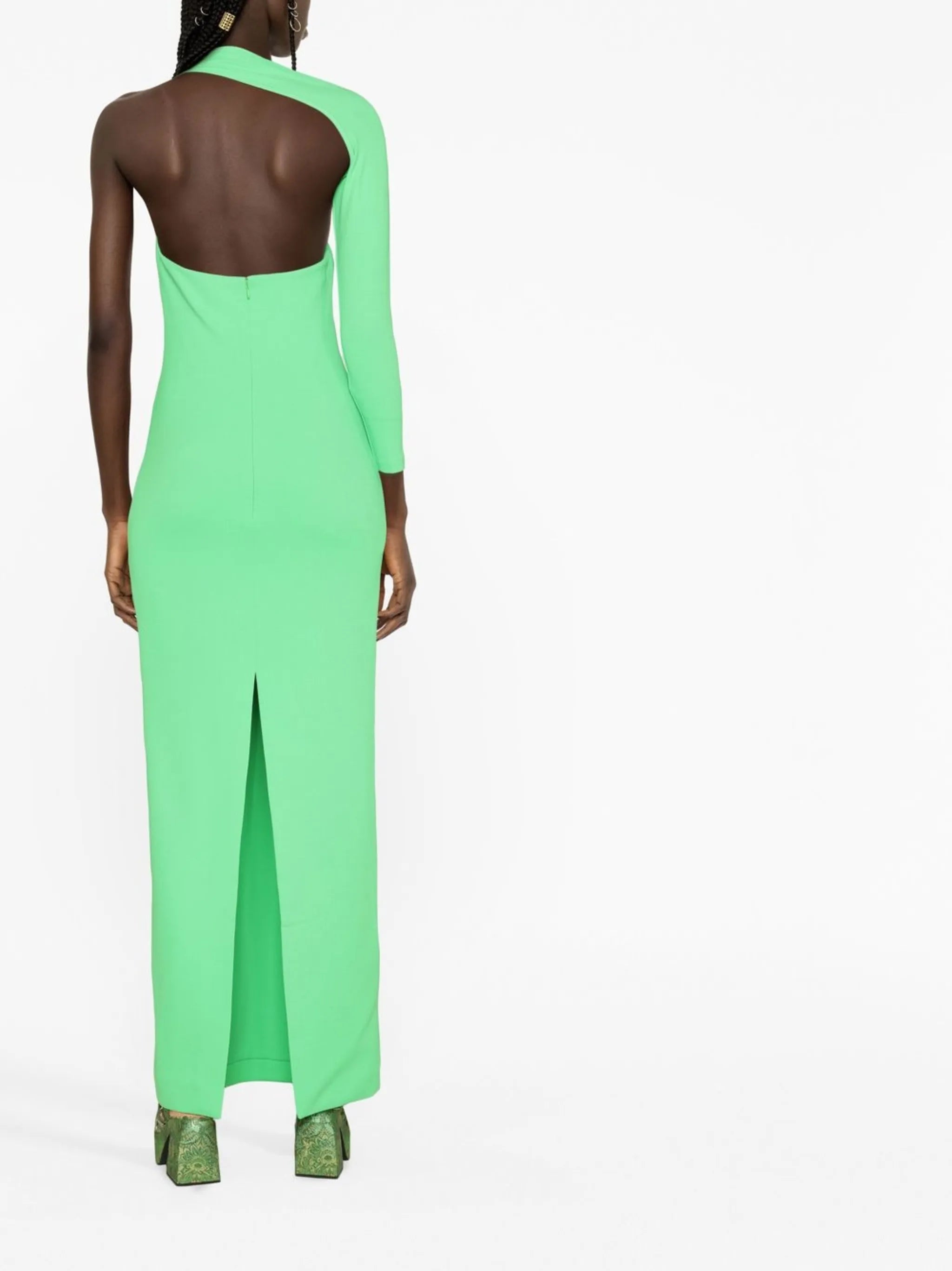 Saren one-shoulder maxi dress