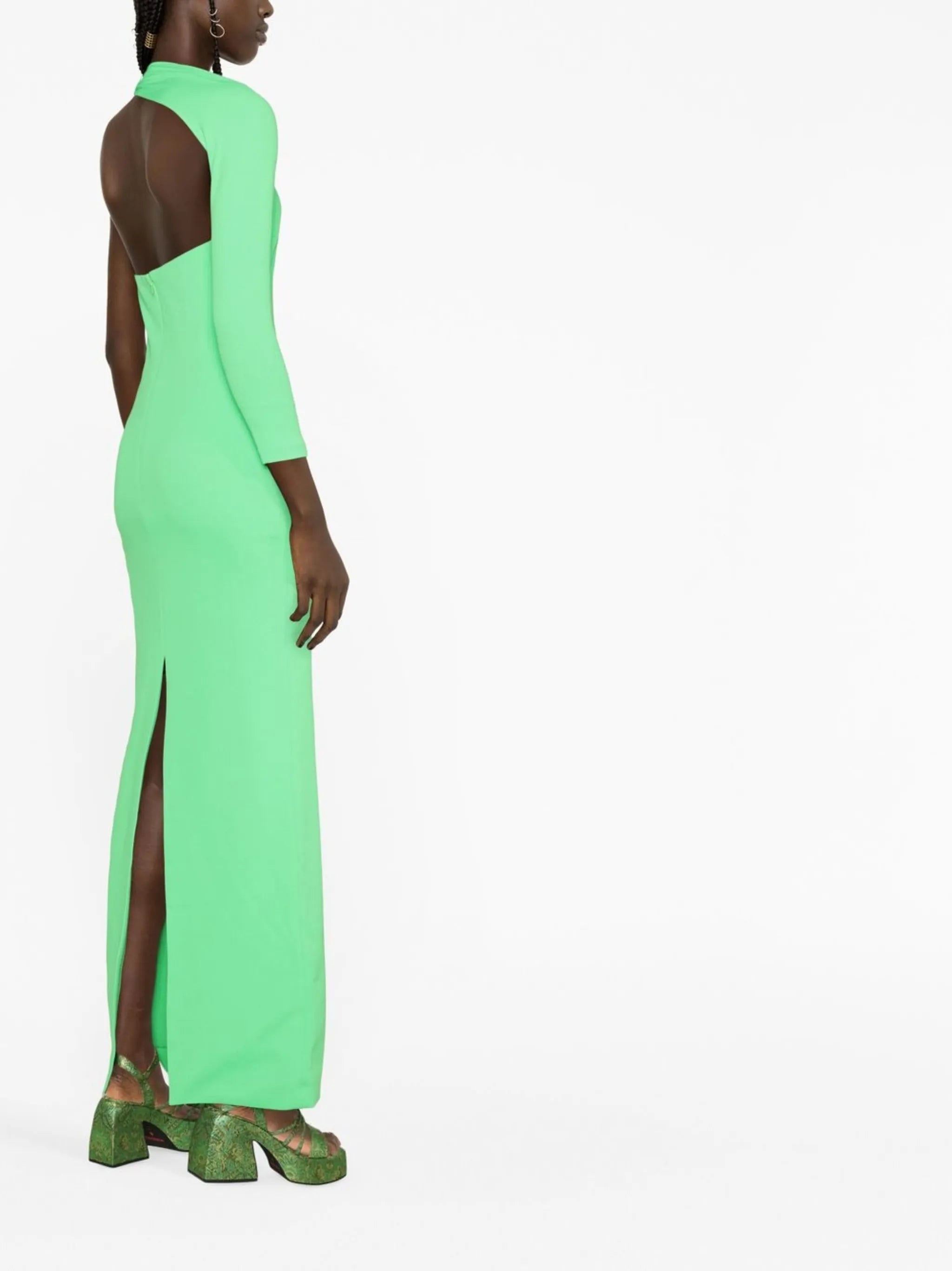 Saren one-shoulder maxi dress