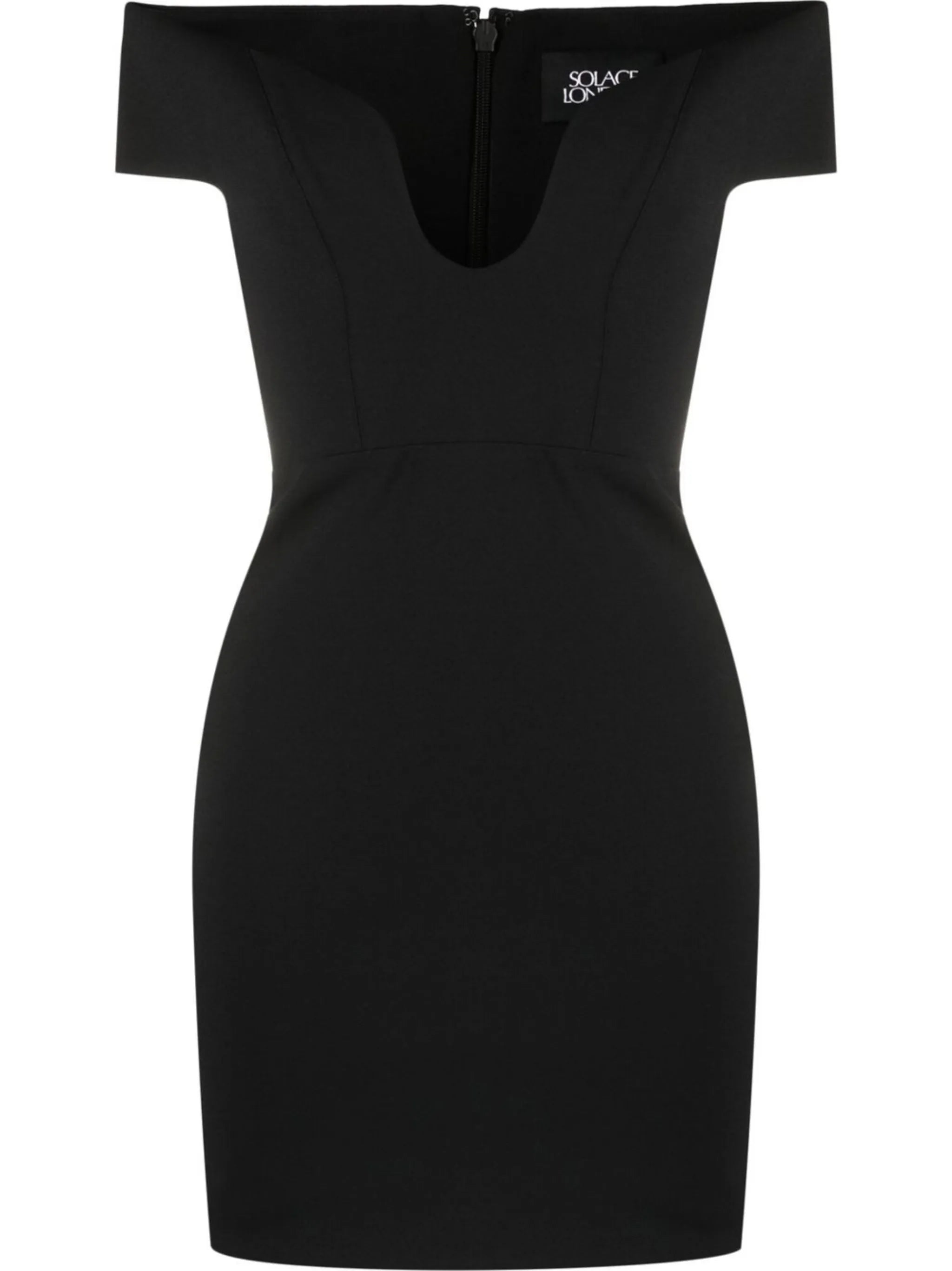 off-shoulder short dress