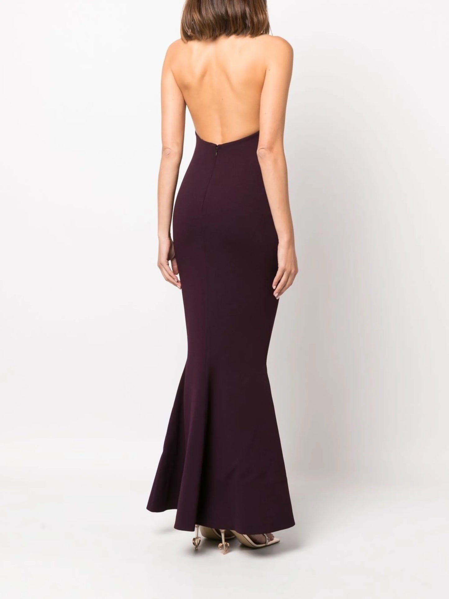 Lula halterneck evening dress