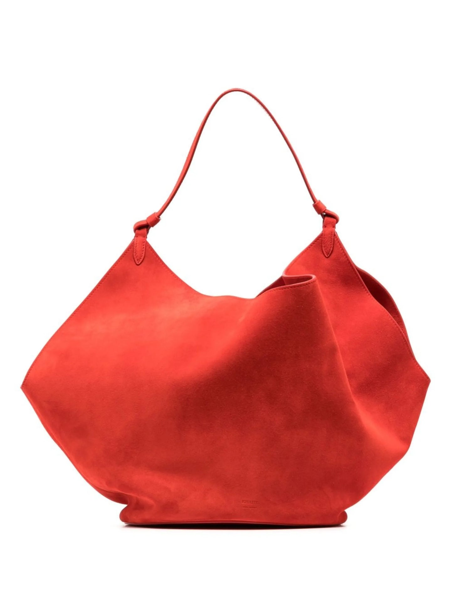medium Lotus suede tote bag