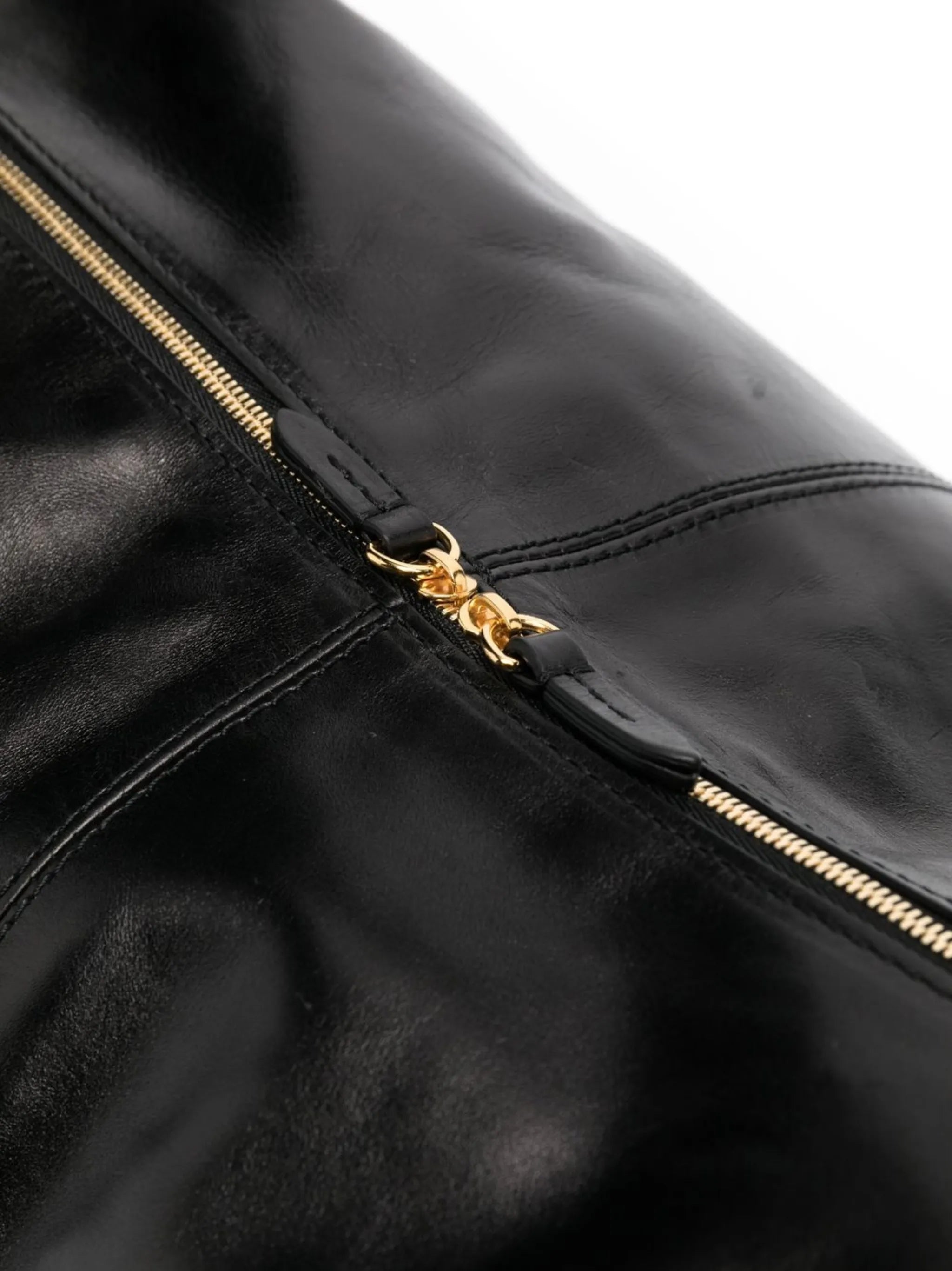Olivia large leather tote bag