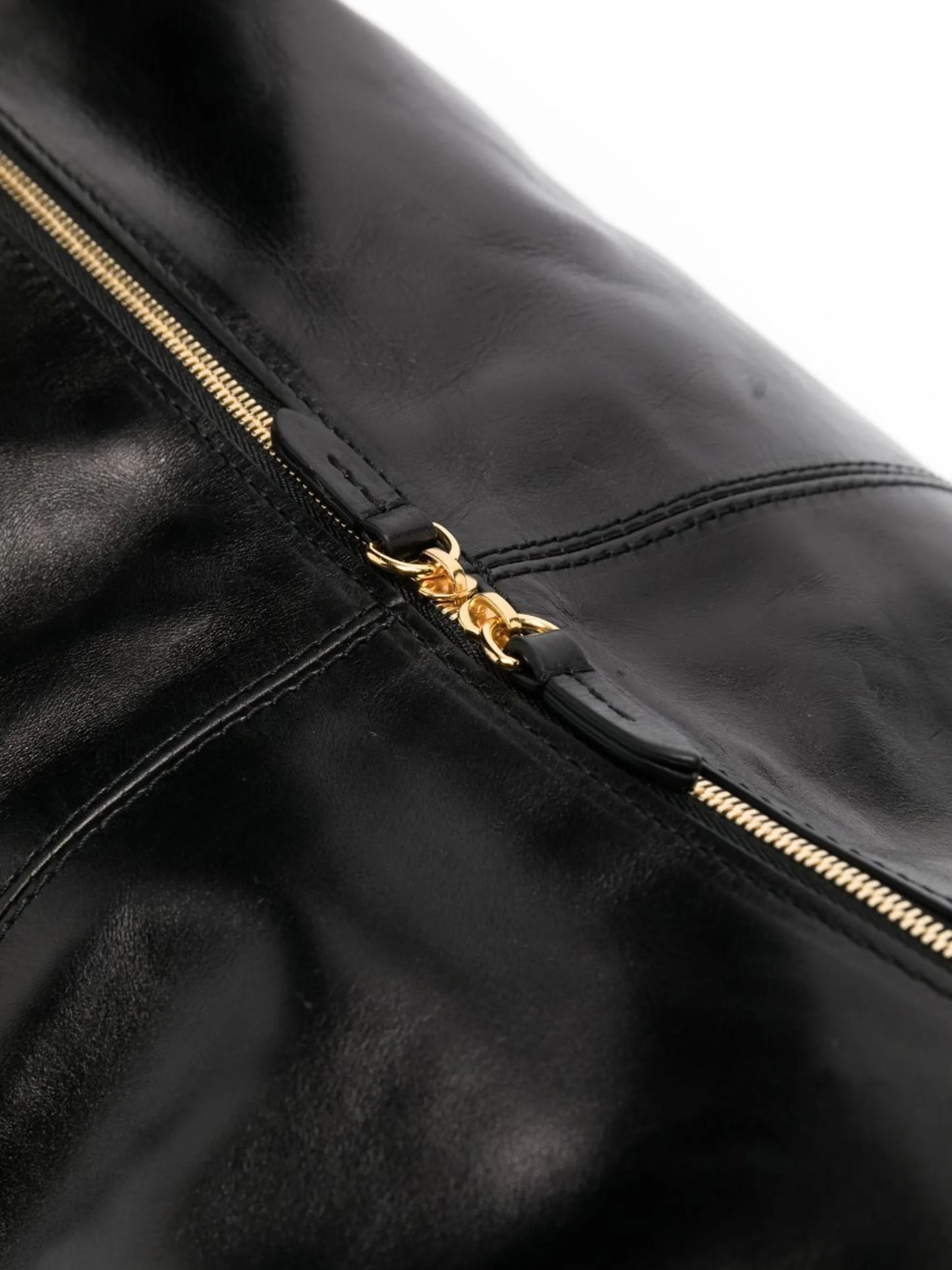 Olivia large leather tote bag