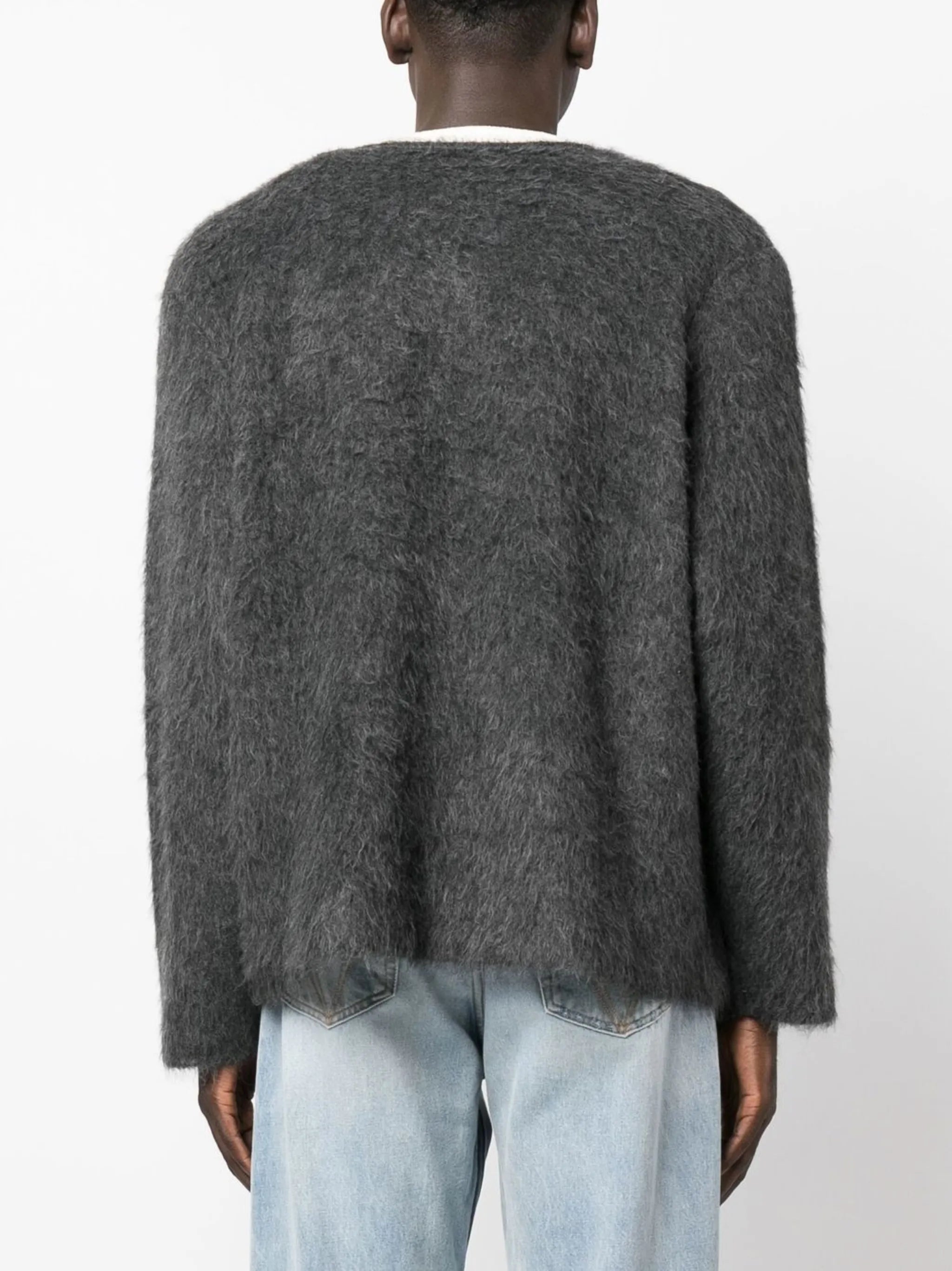 textured knit jumper