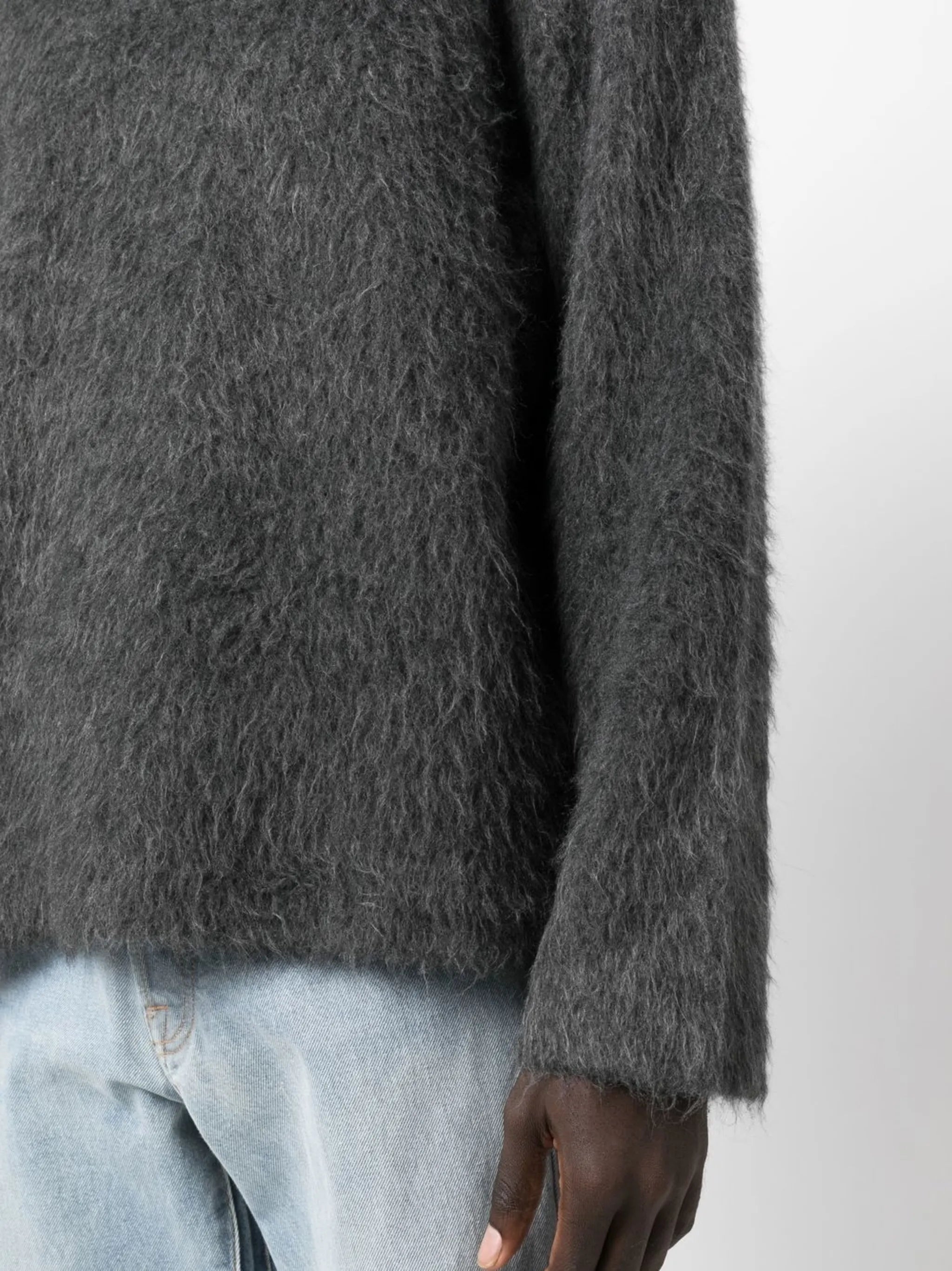 textured knit jumper