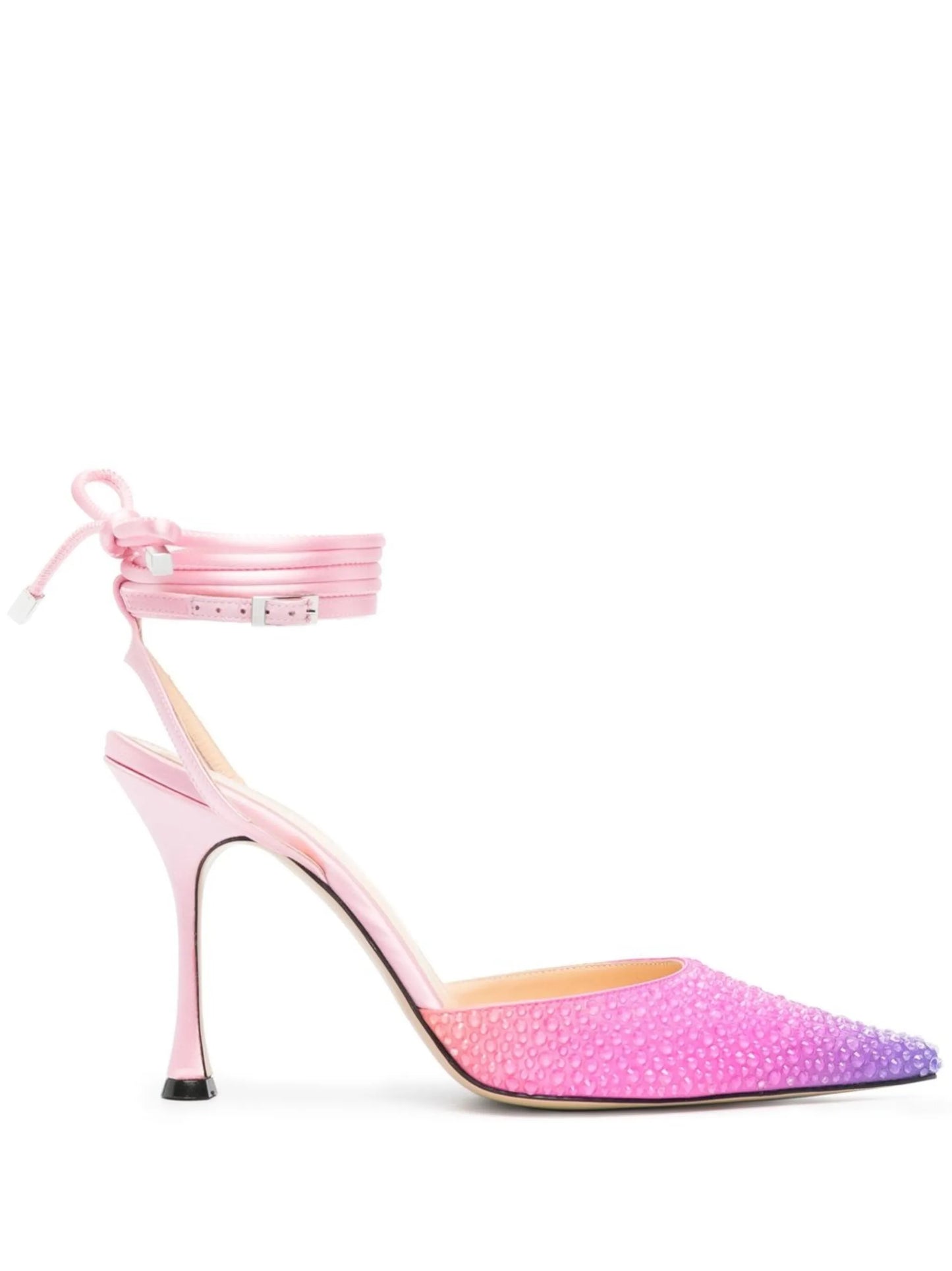 Galactic 100mm crystal-embellished pumps