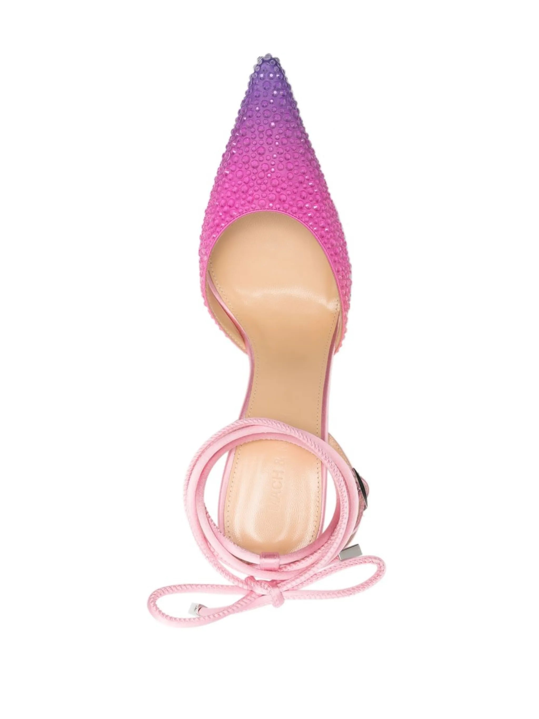 Galactic 100mm crystal-embellished pumps