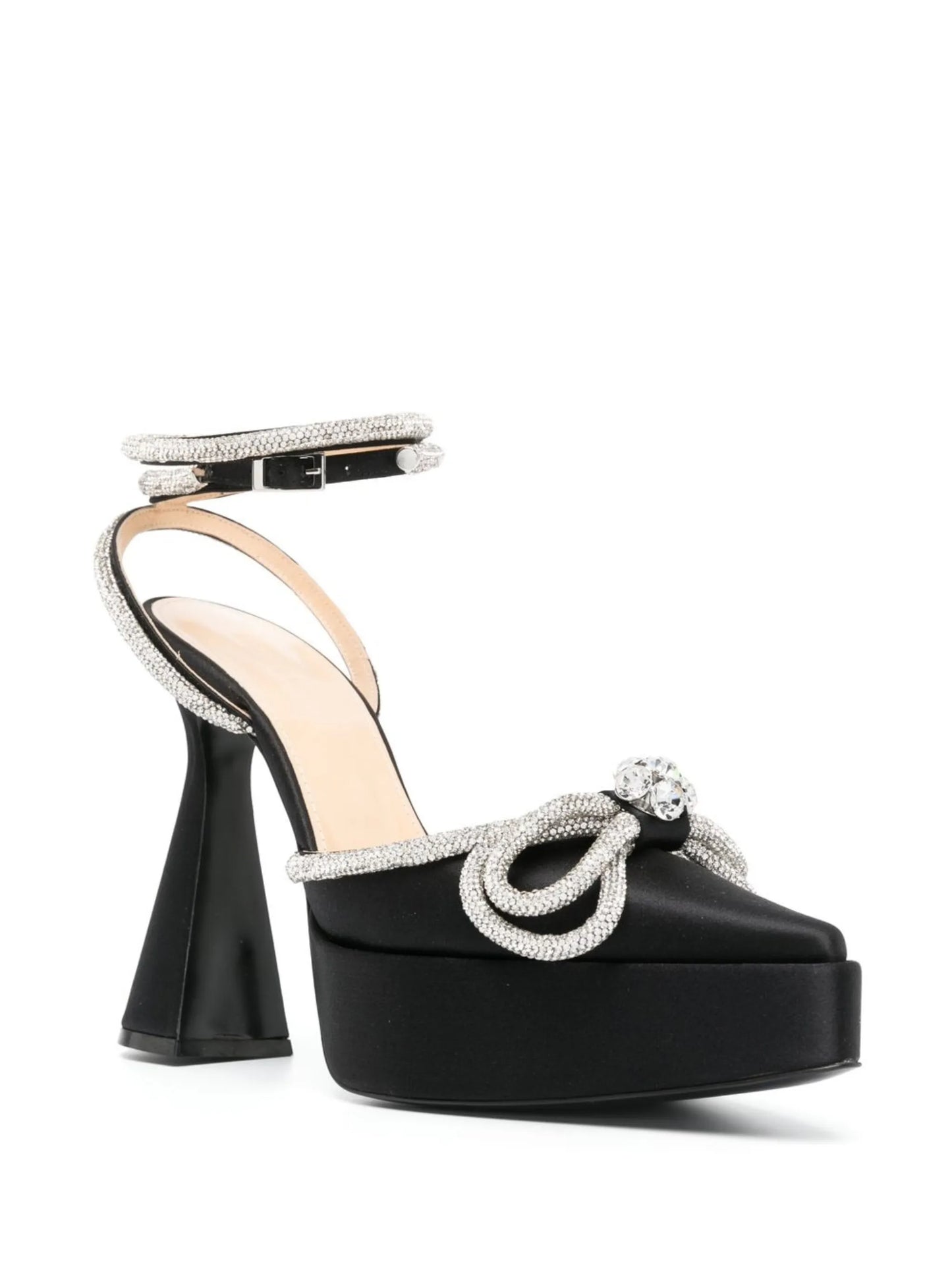 crystal-embellished 145mm pumps