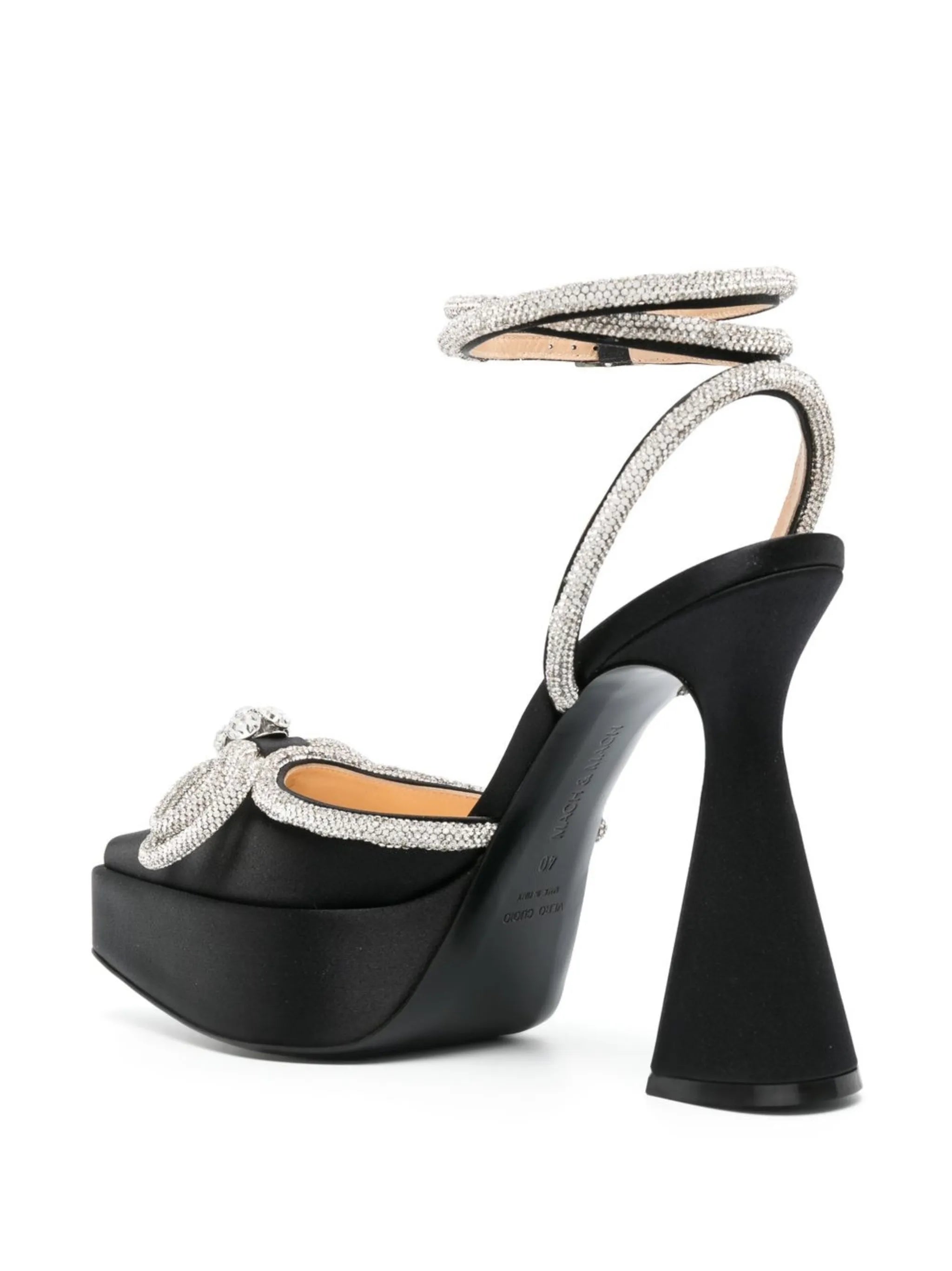 crystal-embellished 145mm pumps