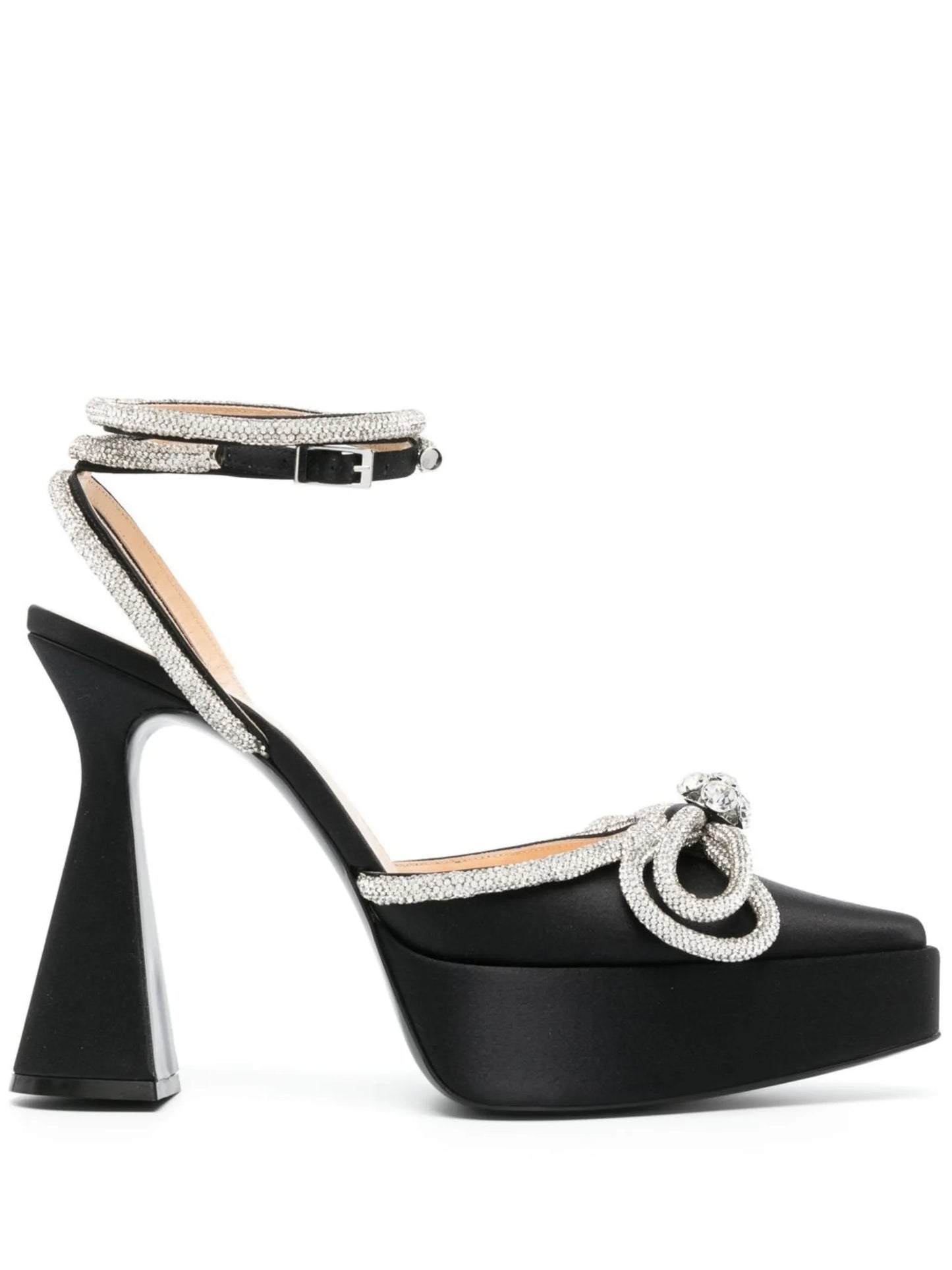 crystal-embellished 145mm pumps