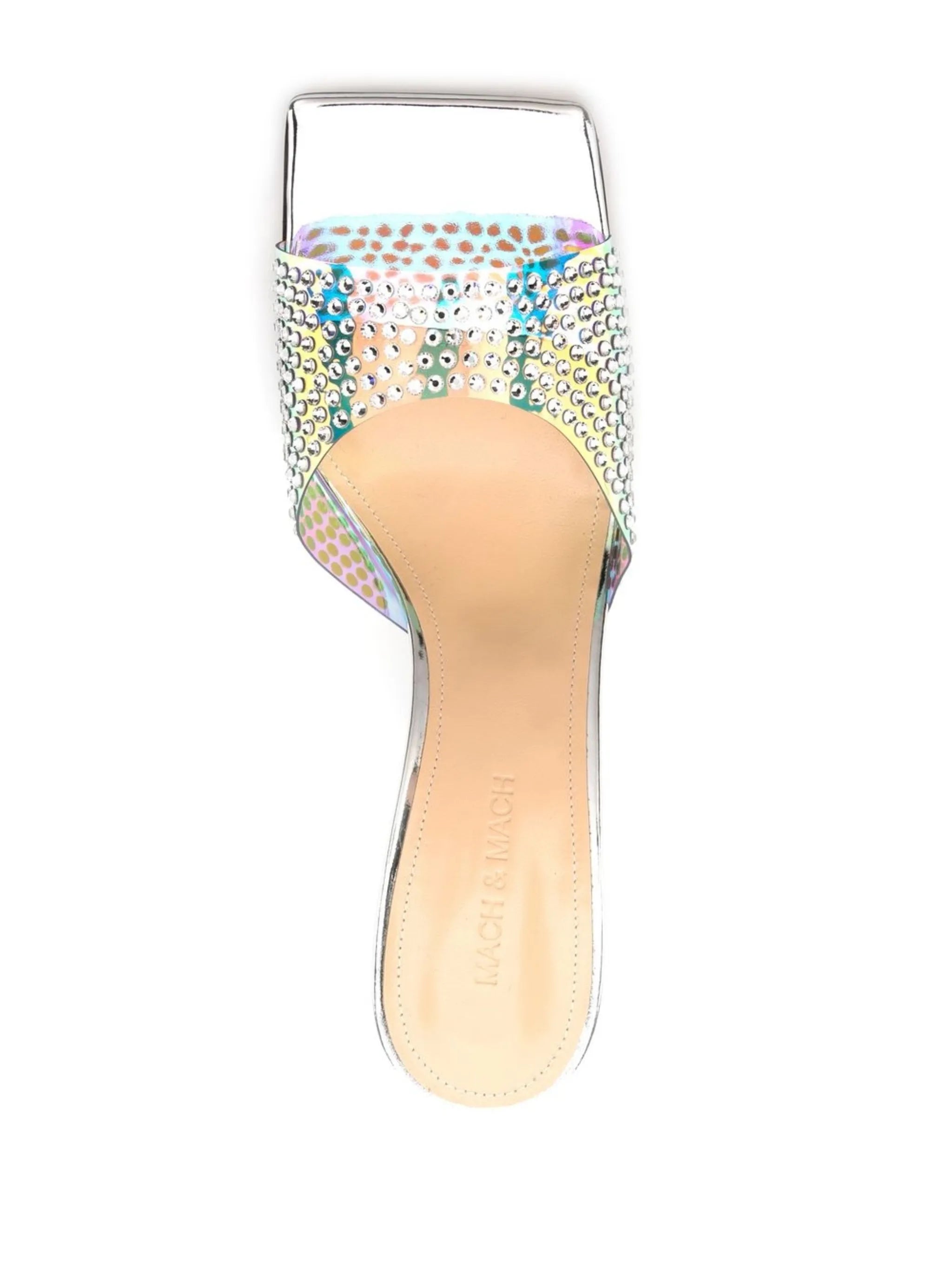crystal-embellished star-heel sandals