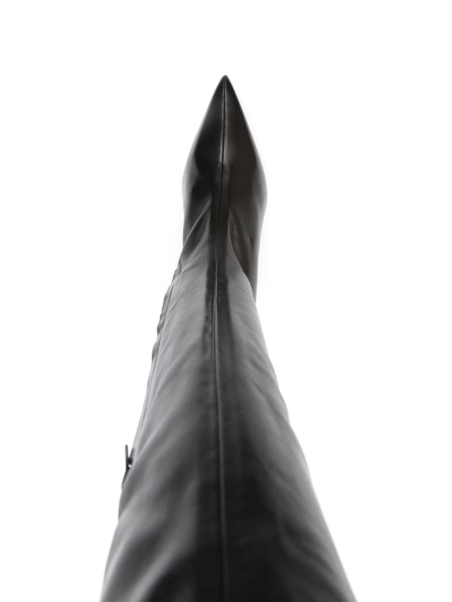 80mm leather boots