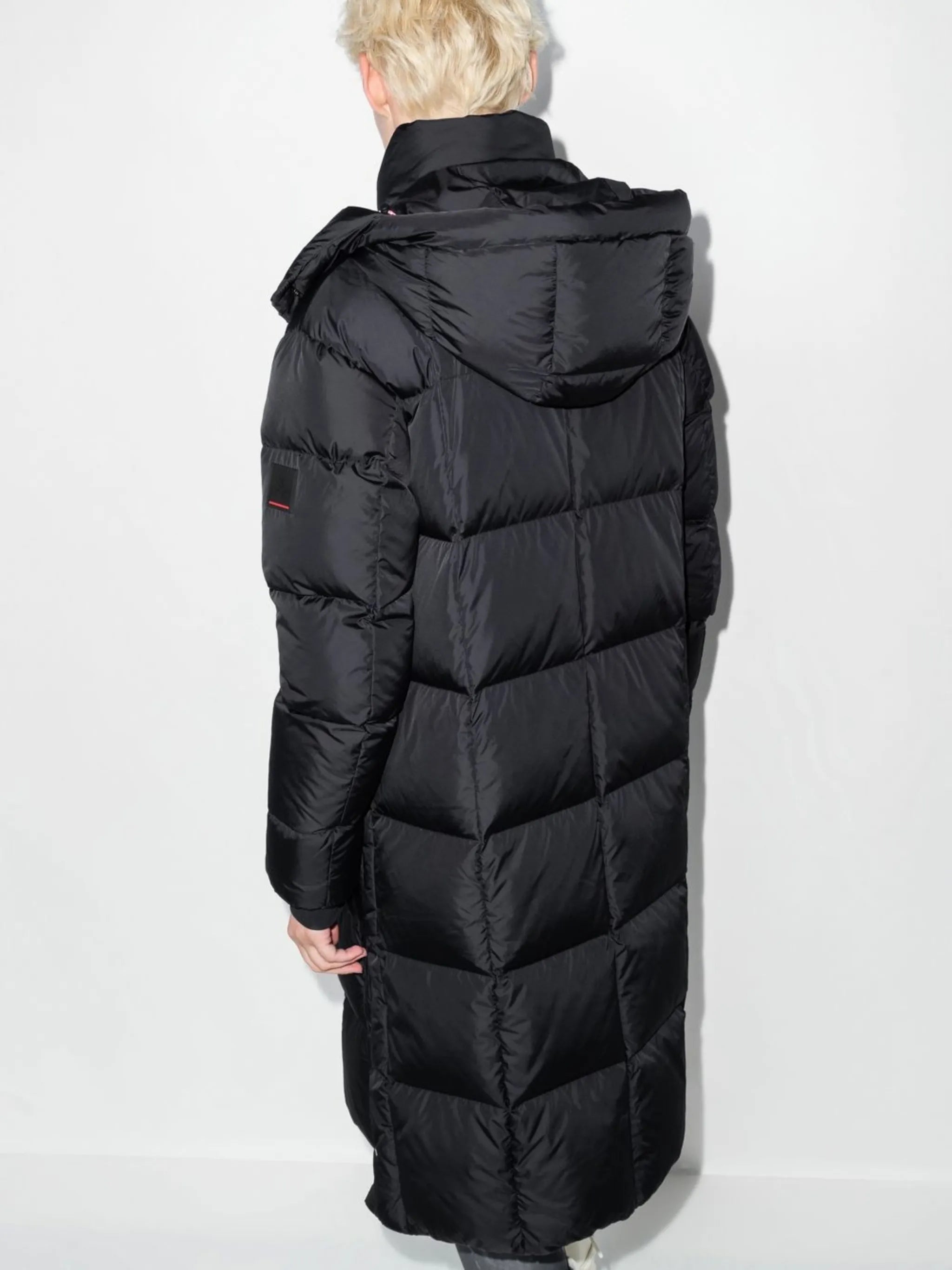 Barna hooded quilted ski coat