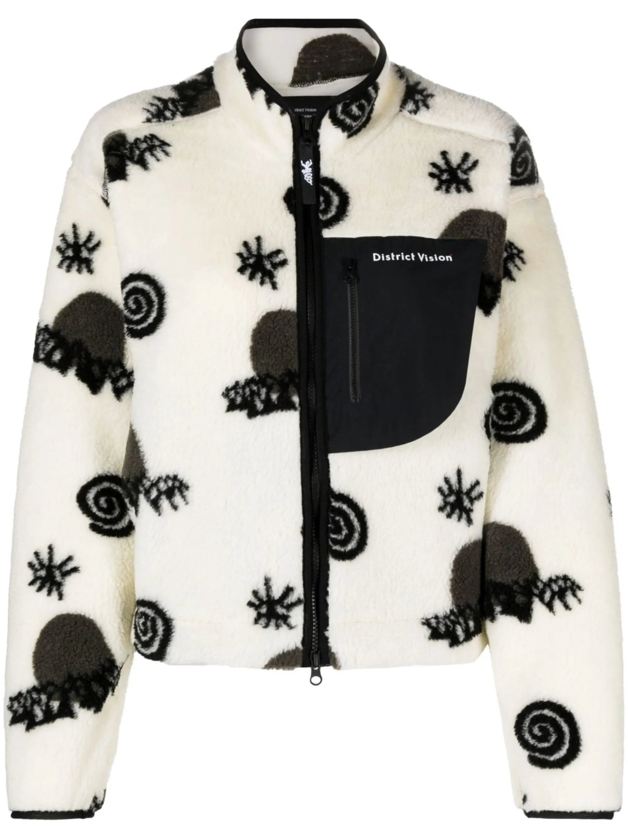 Kendra logo-print jacket