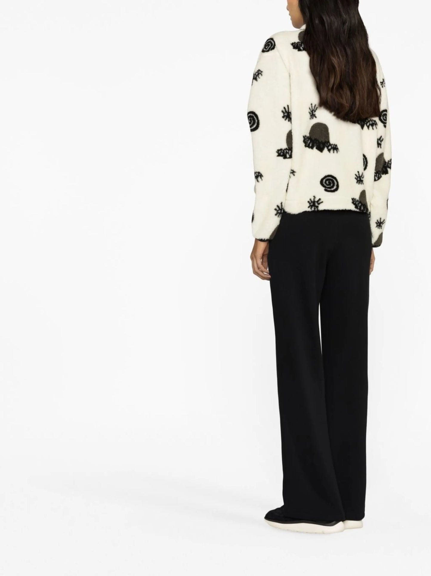 Kendra logo-print jacket