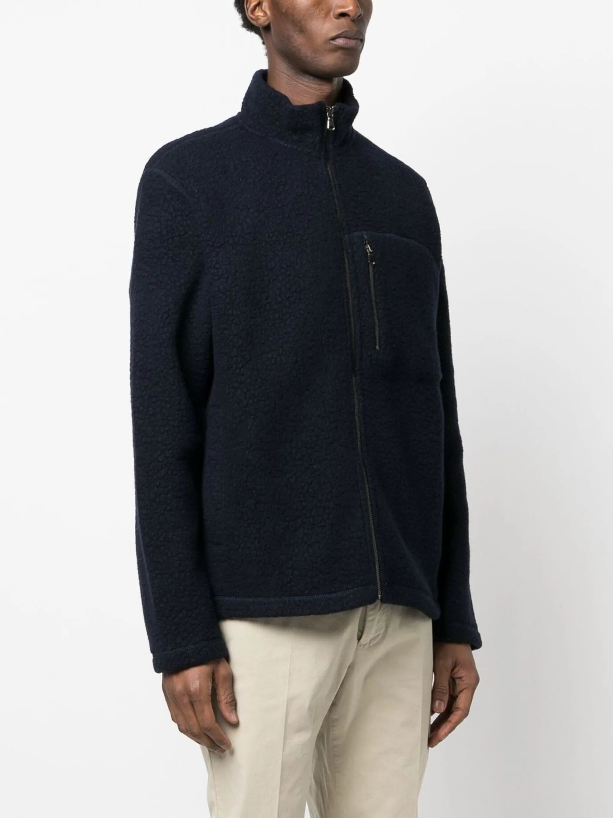 fleece zip-up jacket