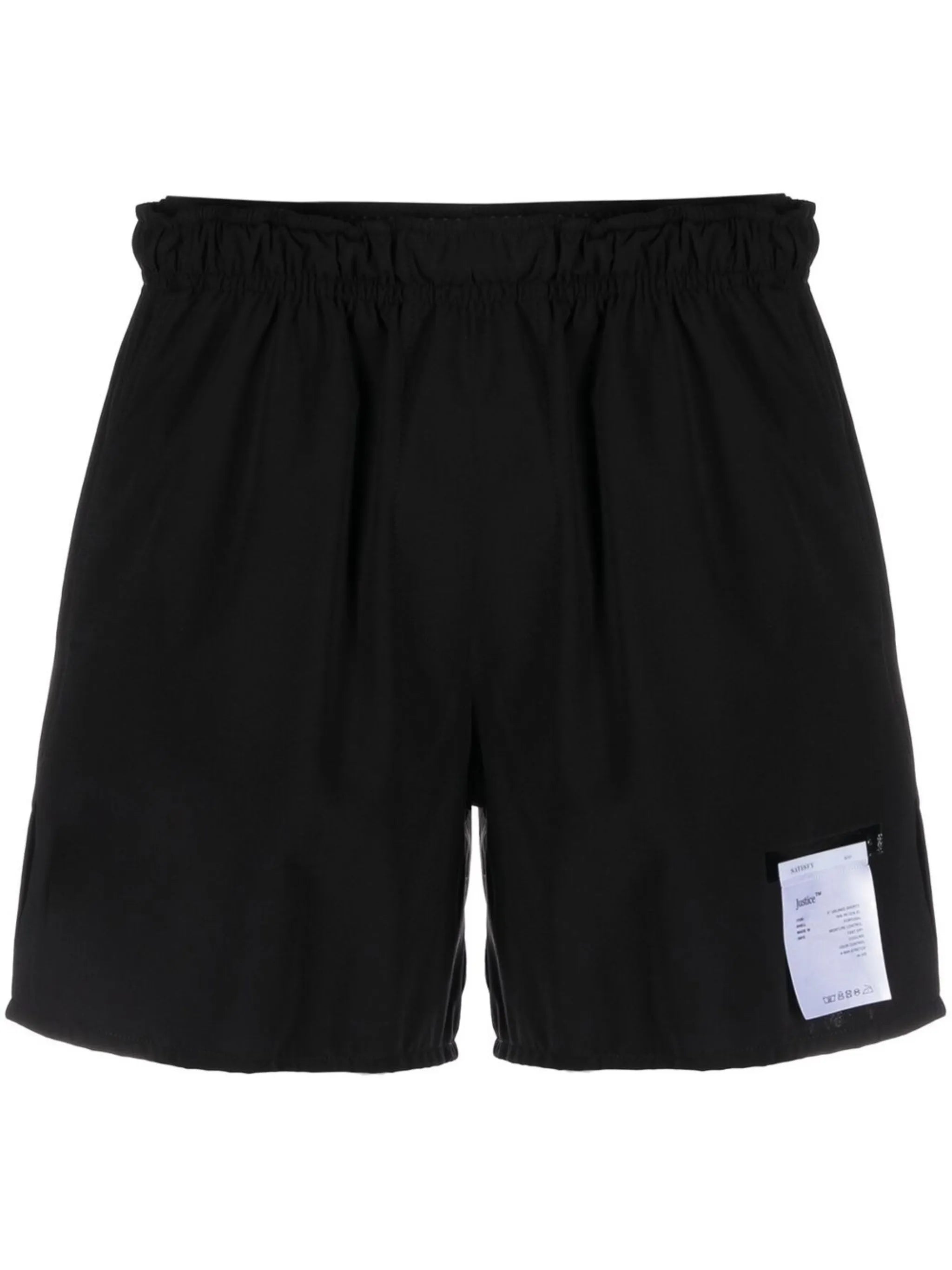Justice logo-patch running shorts