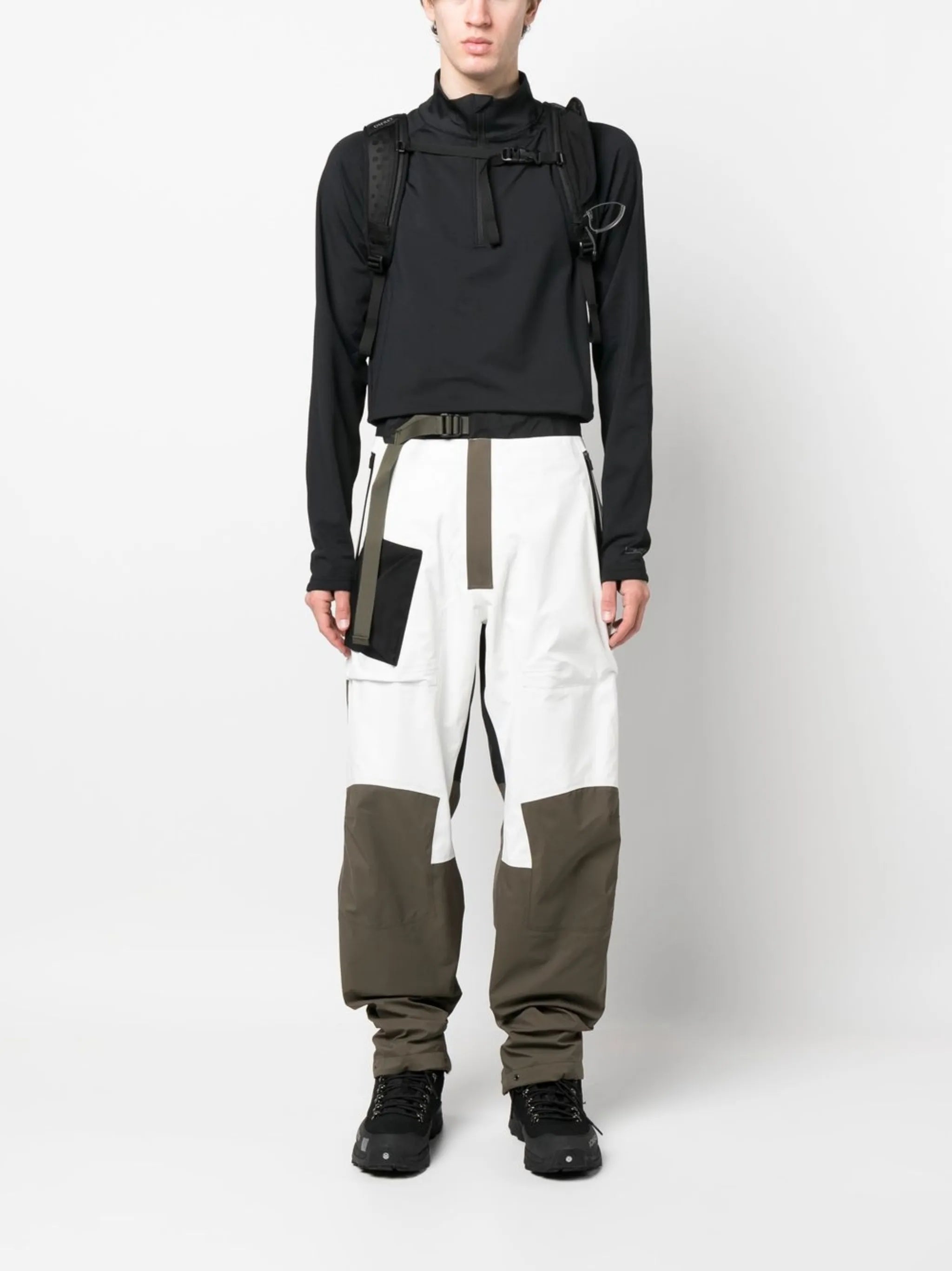 quarter-zip fleece top