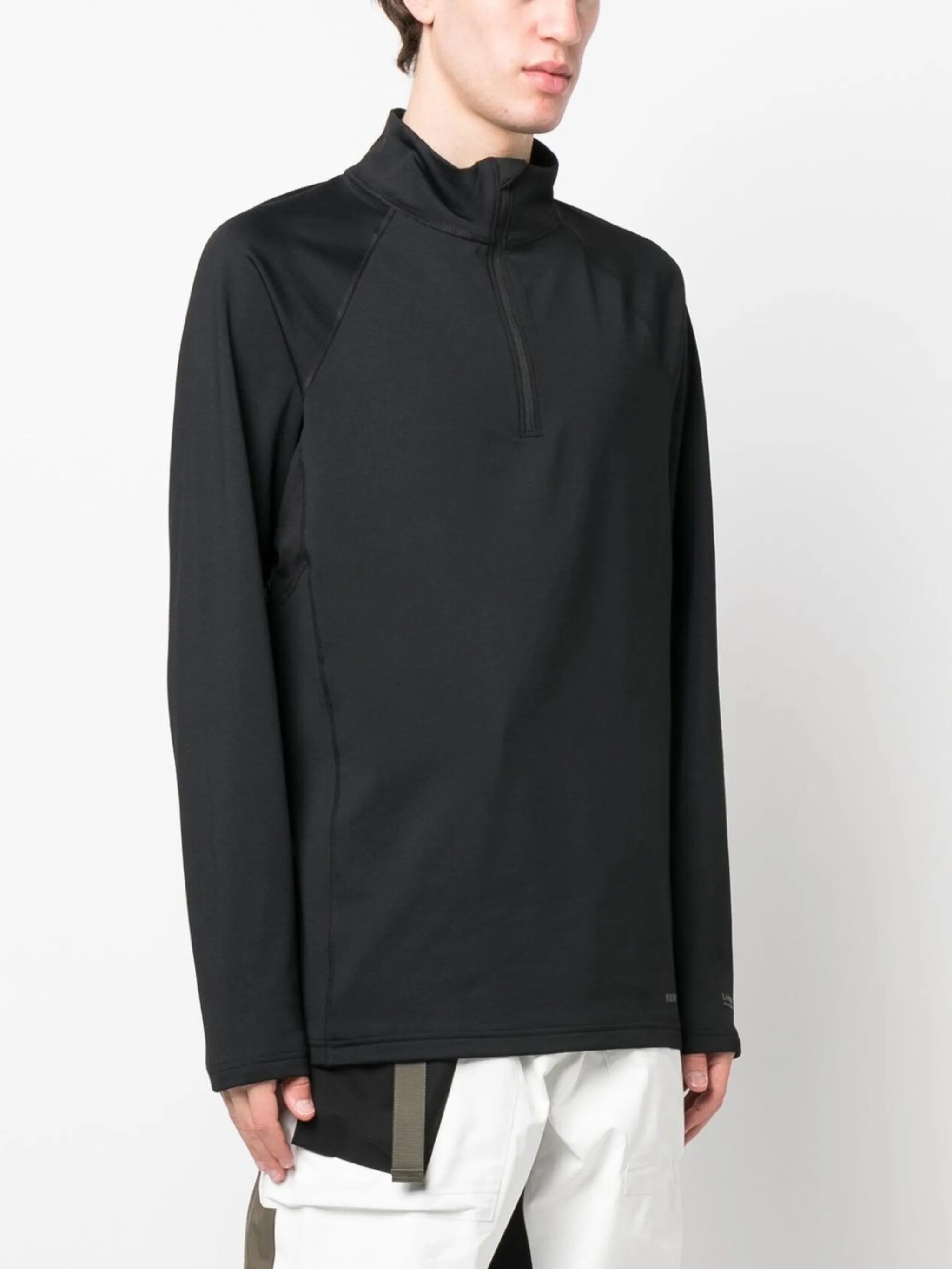 quarter-zip fleece top