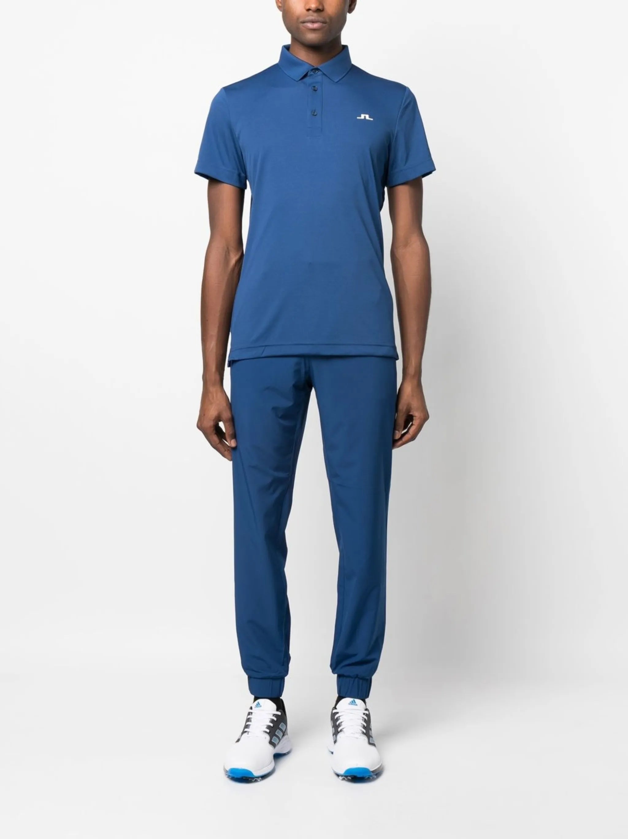 mid-rise tapered trousers