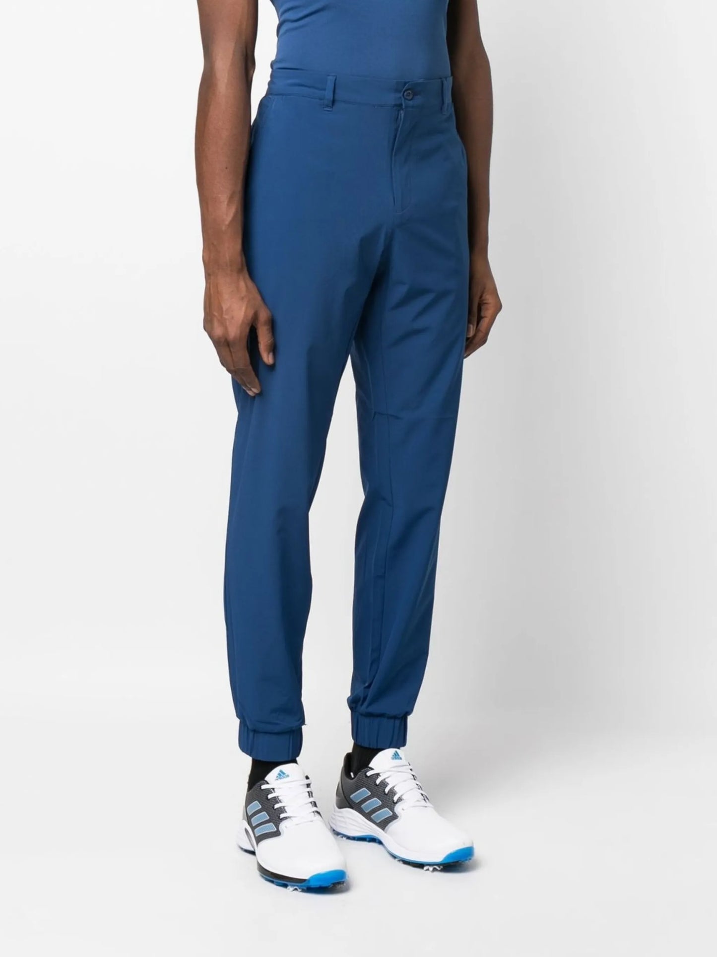 mid-rise tapered trousers