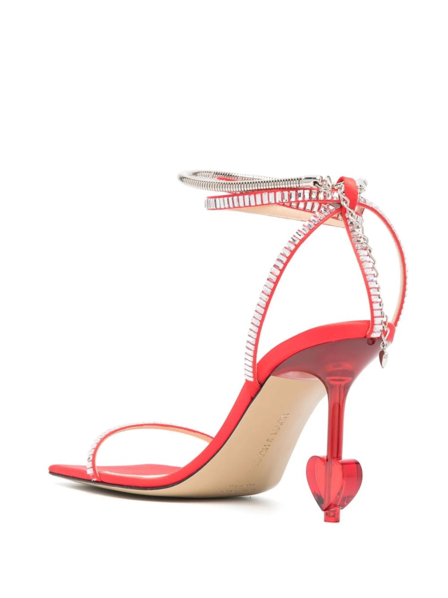 Heart 105mm sandals