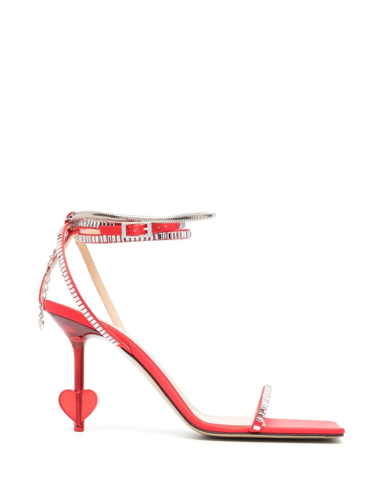 Heart 105mm sandals