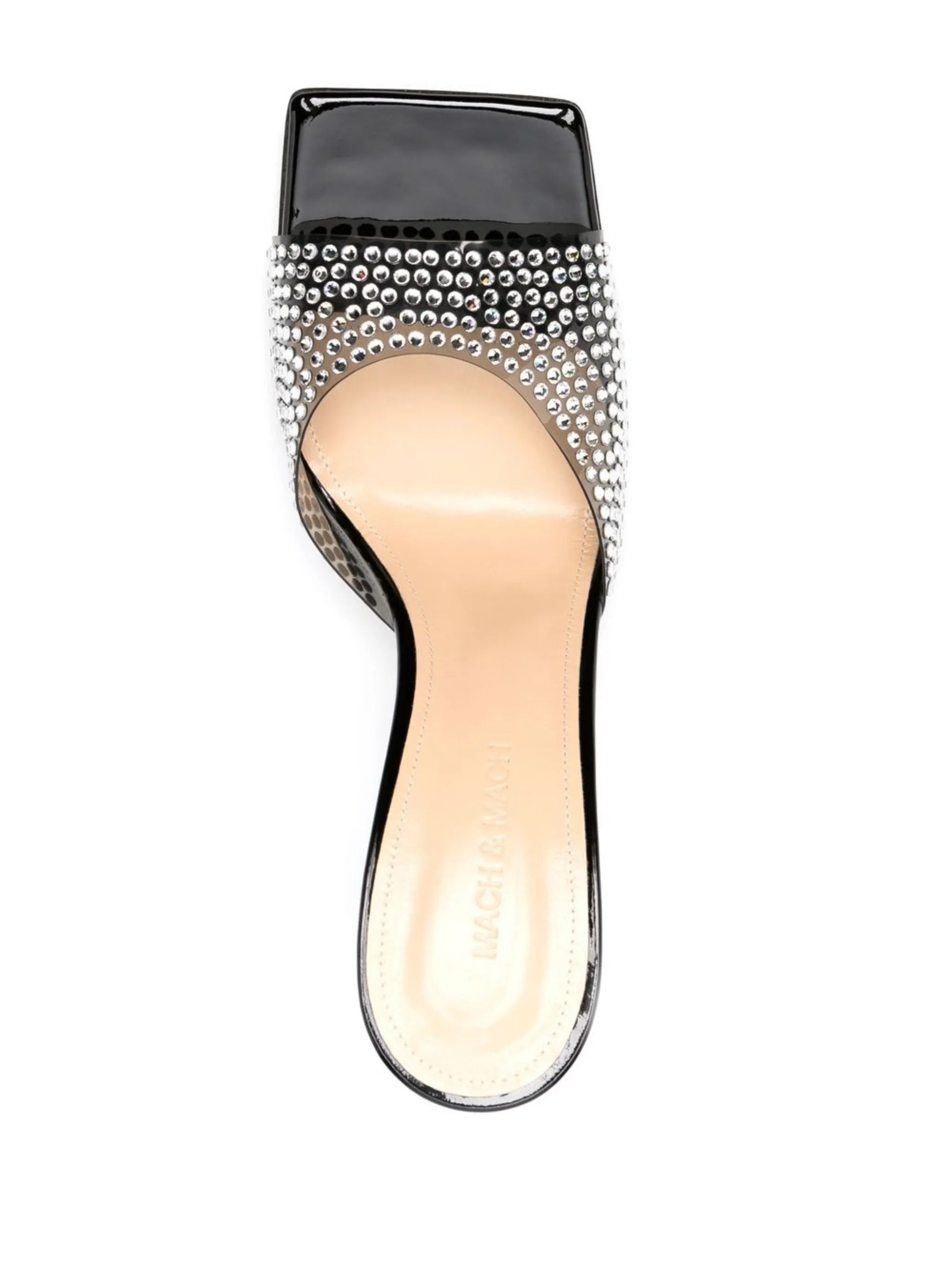 Star crystal-embellished 95mm sandals