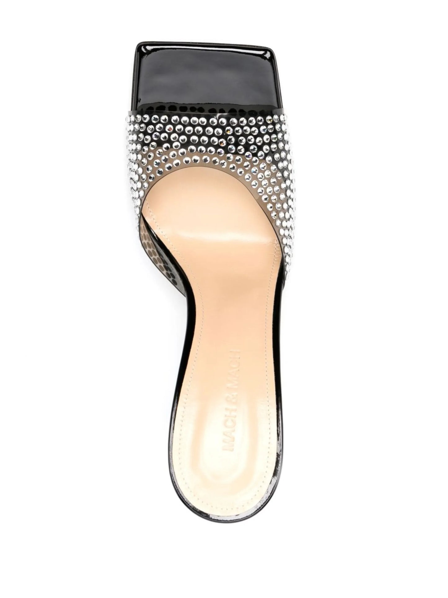Star crystal-embellished 95mm sandals