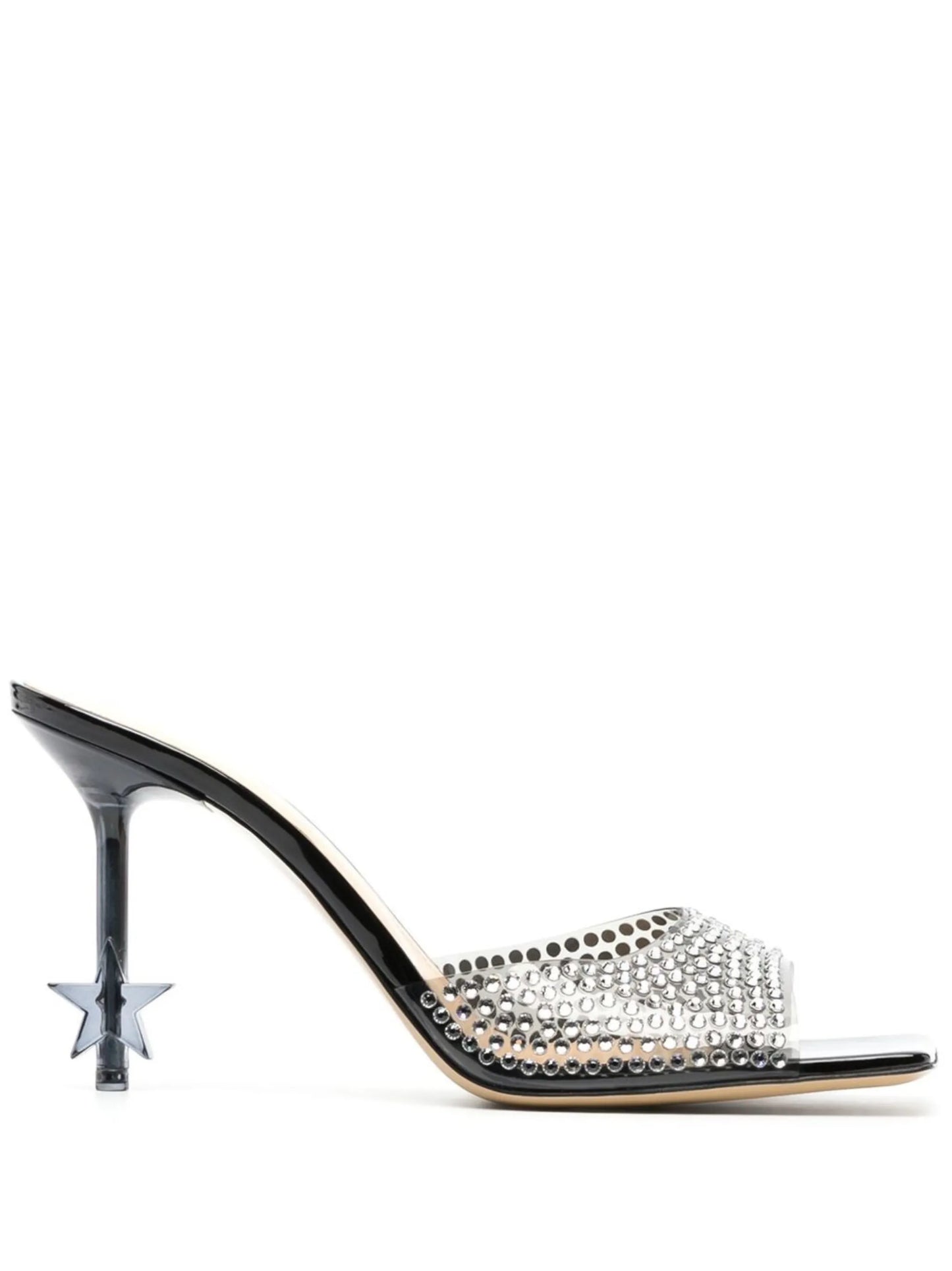 Star crystal-embellished 95mm sandals