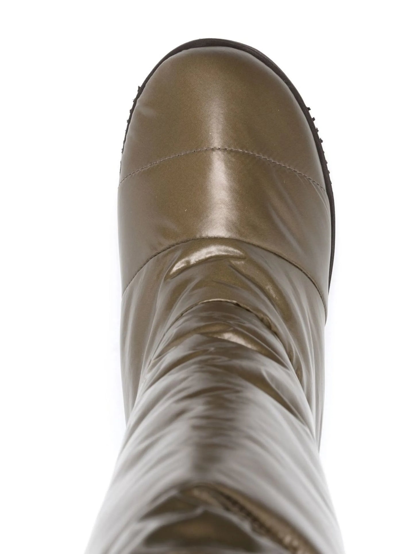 drawstring-ankle padded boots