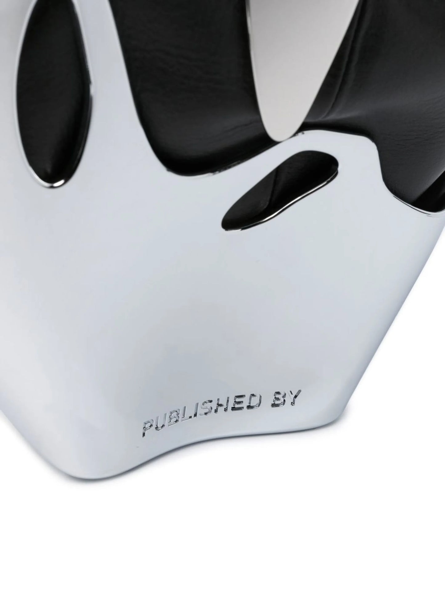 chrome-splash bucket bag