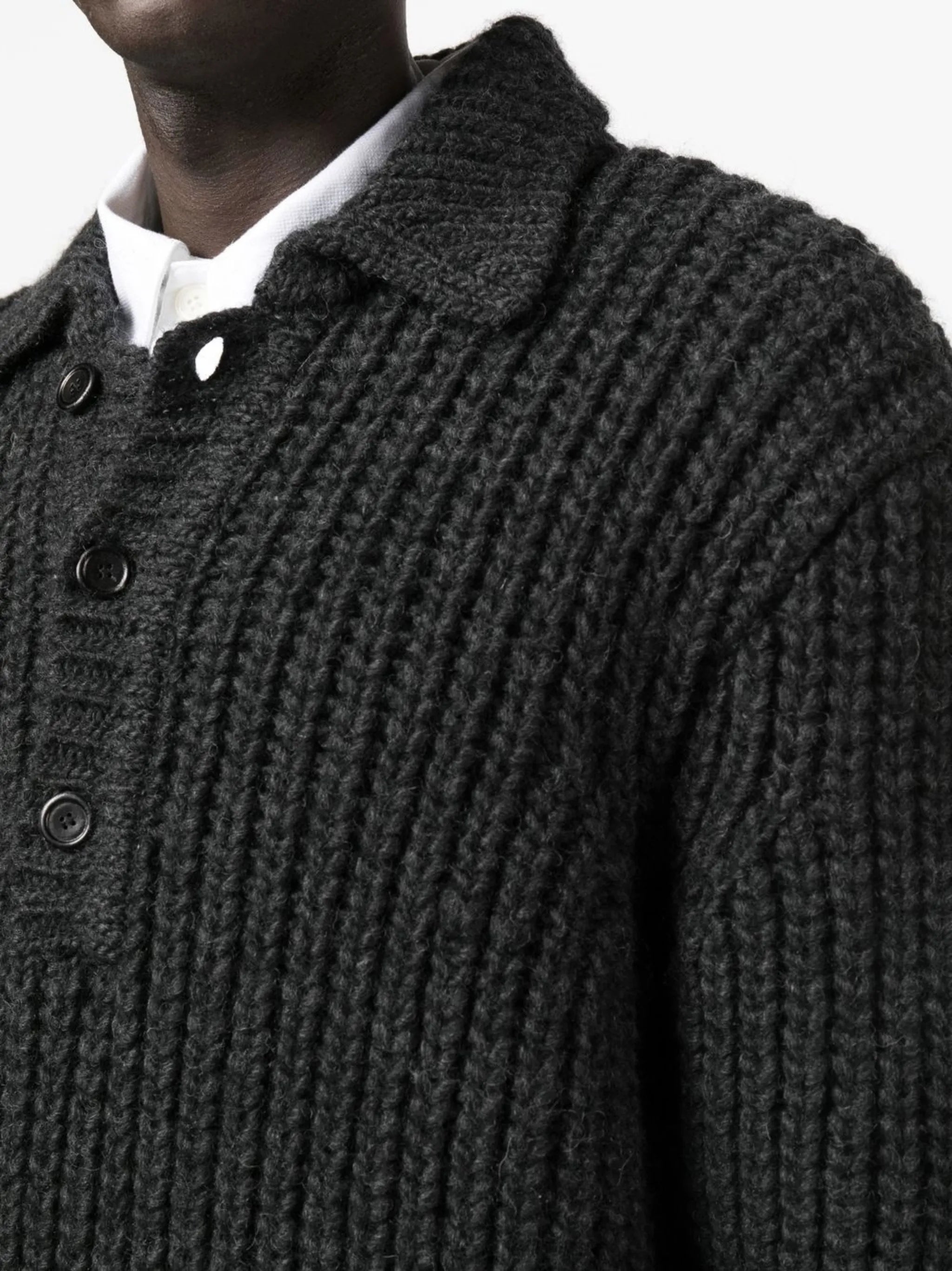 Big Piqué chunky knit jumper
