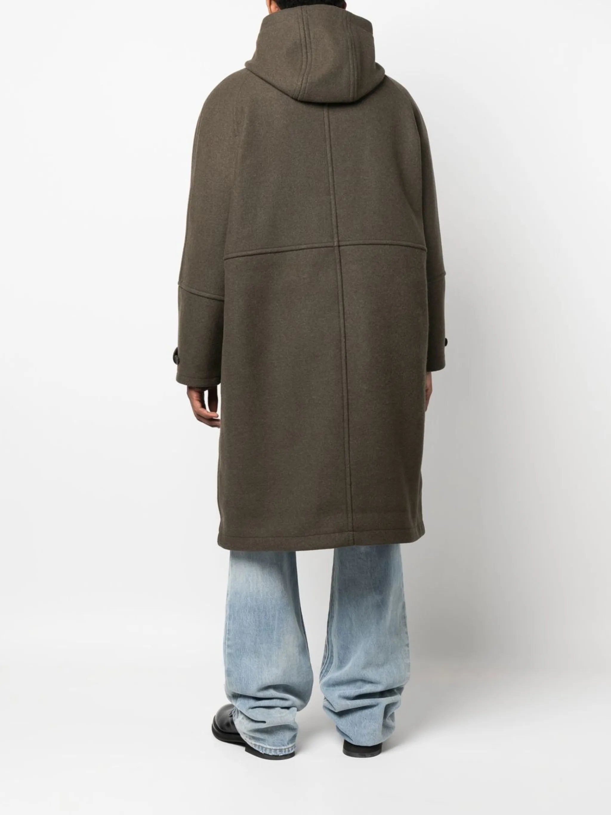 Duffel single-breasted parka