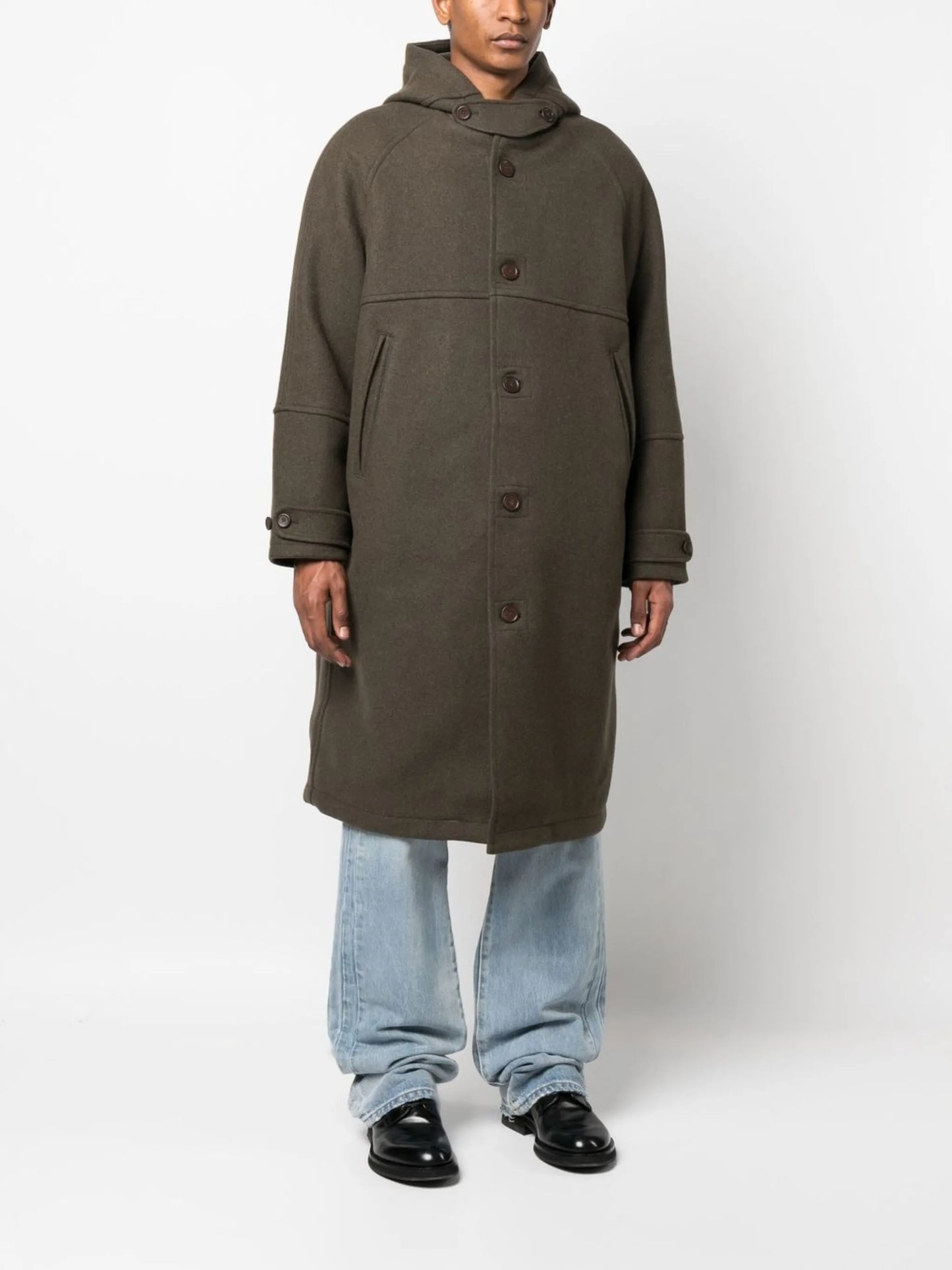 Duffel single-breasted parka