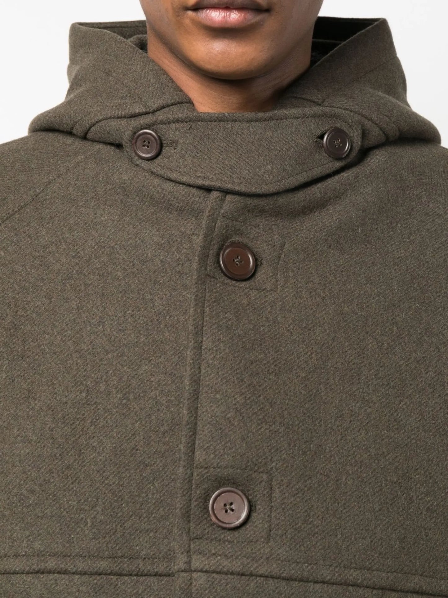 Duffel single-breasted parka